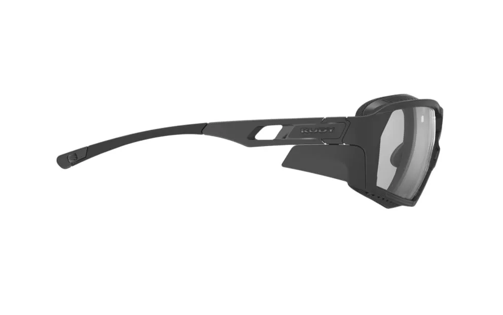 RUDY PROJECT AGENT Q STEALTH BLACK MATTE-ImpactX 2 BLACK Occhiali da sole Bio Poliammide Nero Nero Maschera Fotocromatiche - immagine 4