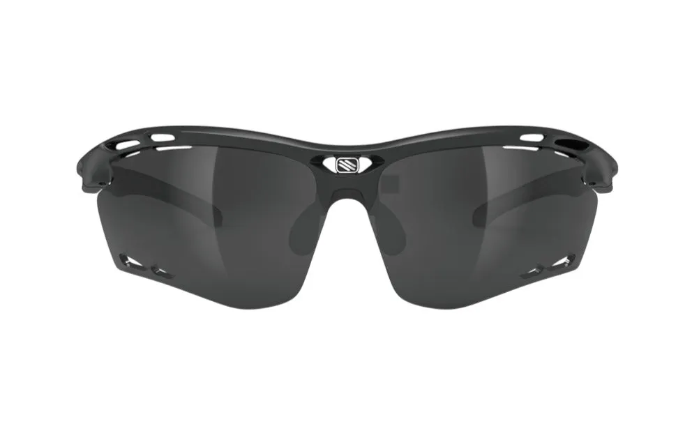 RUDY PROJECT PROPULSE BLACK MATTE - SMOKE BLACK Occhiali da sole Plastica Nero Nero Maschera - immagine 2