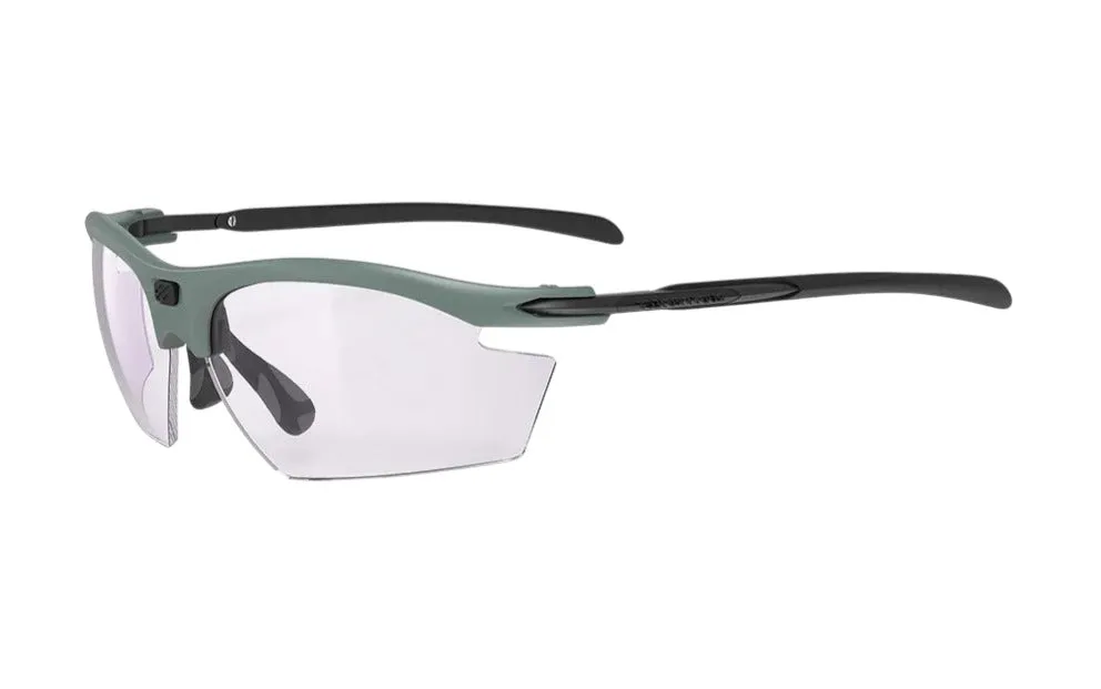 RUDY PROJECT RYDON GREEN SAGE MATTE - ImpactX 2 LASER PURPLE Occhiali da sole Plastica Verde Viola Maschera Fotocromatiche - immagine 1