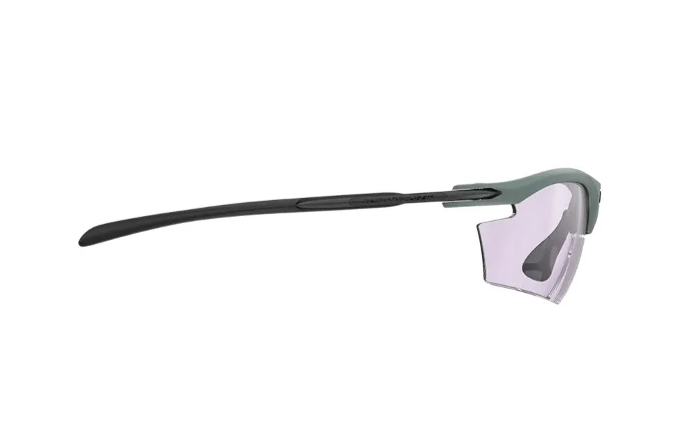 RUDY PROJECT RYDON GREEN SAGE MATTE - ImpactX 2 LASER PURPLE Occhiali da sole Plastica Verde Viola Maschera Fotocromatiche - immagine 4