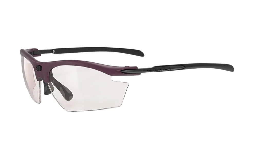 RUDY PROJECT RYDON CABERNET MATTE - ImpactX 2 RED Occhiali da sole Plastica Viola Rosso Maschera Fotocromatiche - immagine 1