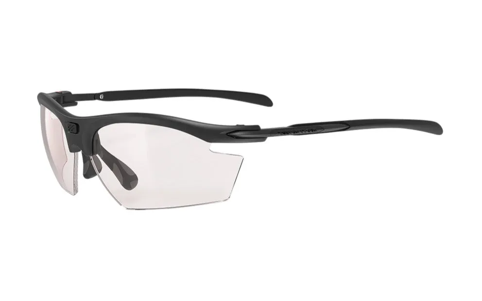 RUDY PROJECT RYDON TOTAL BLACK MATTE - ImpactX 2 RED Occhiali da sole Plastica Nero Rosso Maschera Fotocromatiche - immagine 1