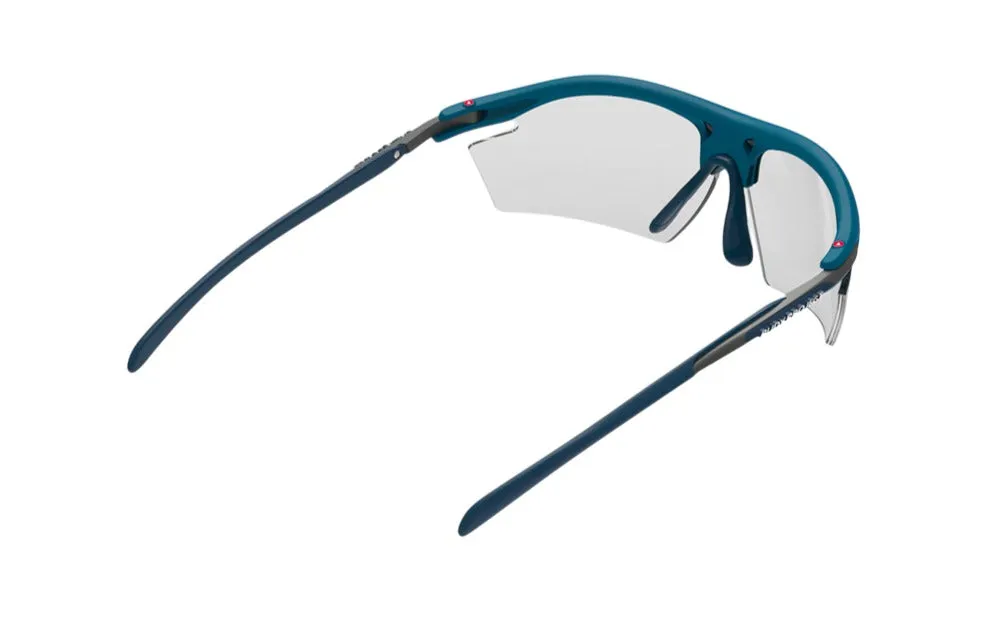 RUDY PROJECT RYDON PACIFIC BLUE MATTE - ImpactX 2 BLACK Occhiali da sole Plastica Blu Nero Maschera Fotocromatiche - immagine 3