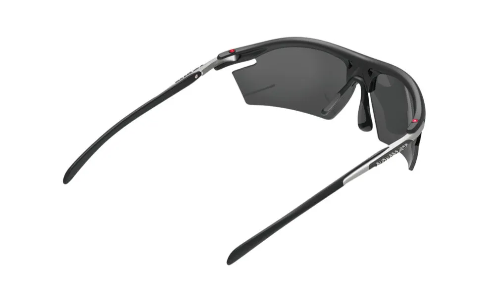 RUDY PROJECT RYDON BLACK MATTE - POLAR 3FX GREY Occhiali da sole Plastica Nero Nero Maschera Polarizzata - immagine 3