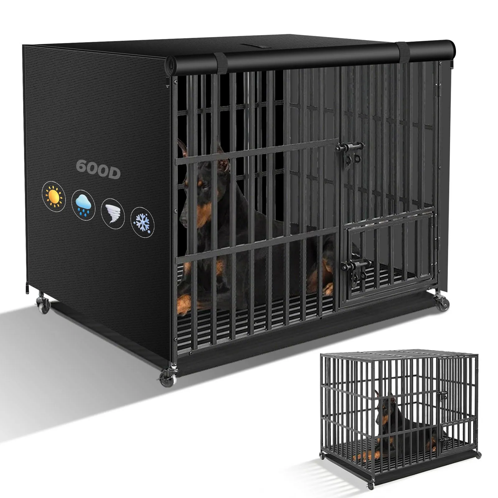 YedZen Copertura universale per gabbia per cani, 60 cm - immagine 1