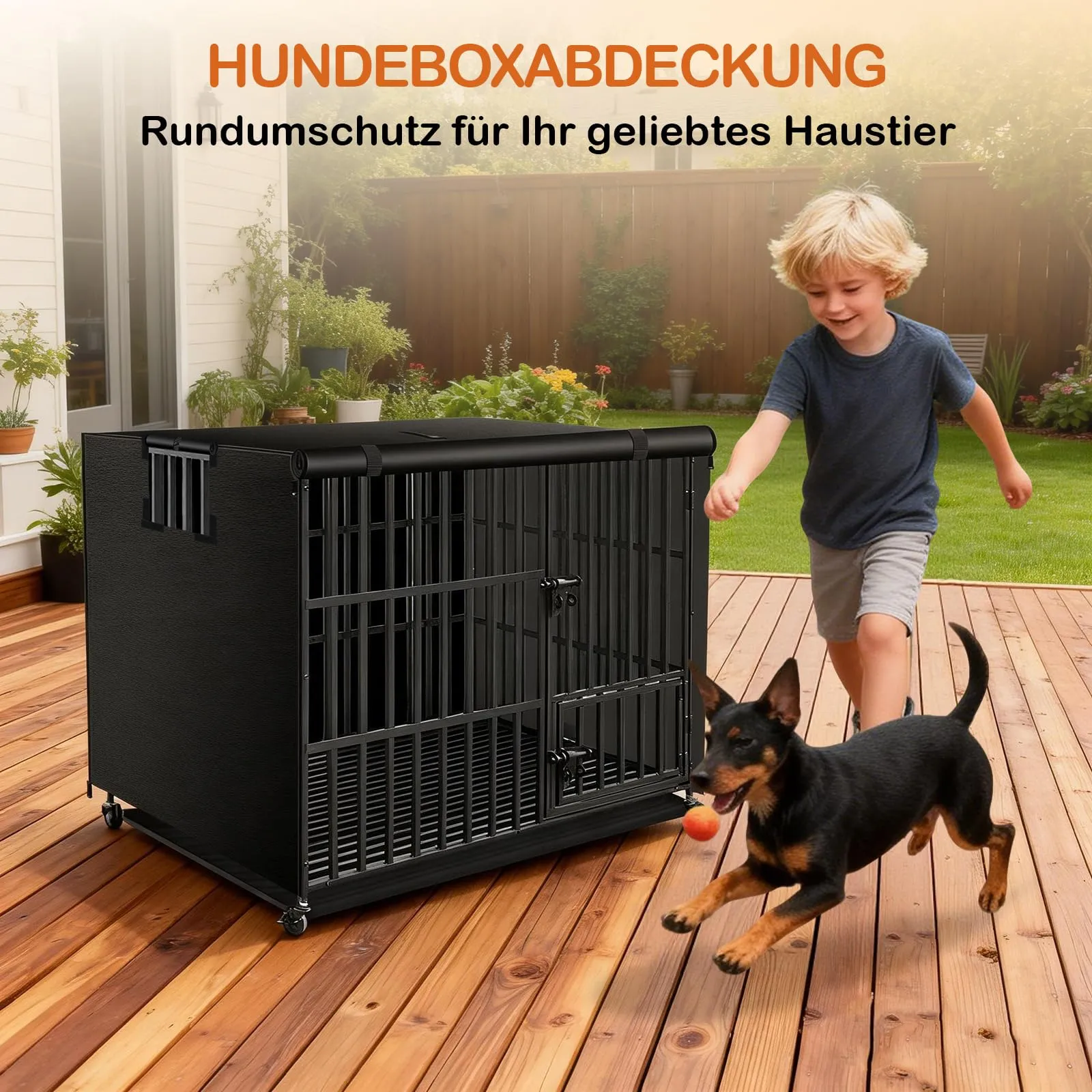 YedZen Copertura universale per gabbia per cani, 60 cm - immagine 7