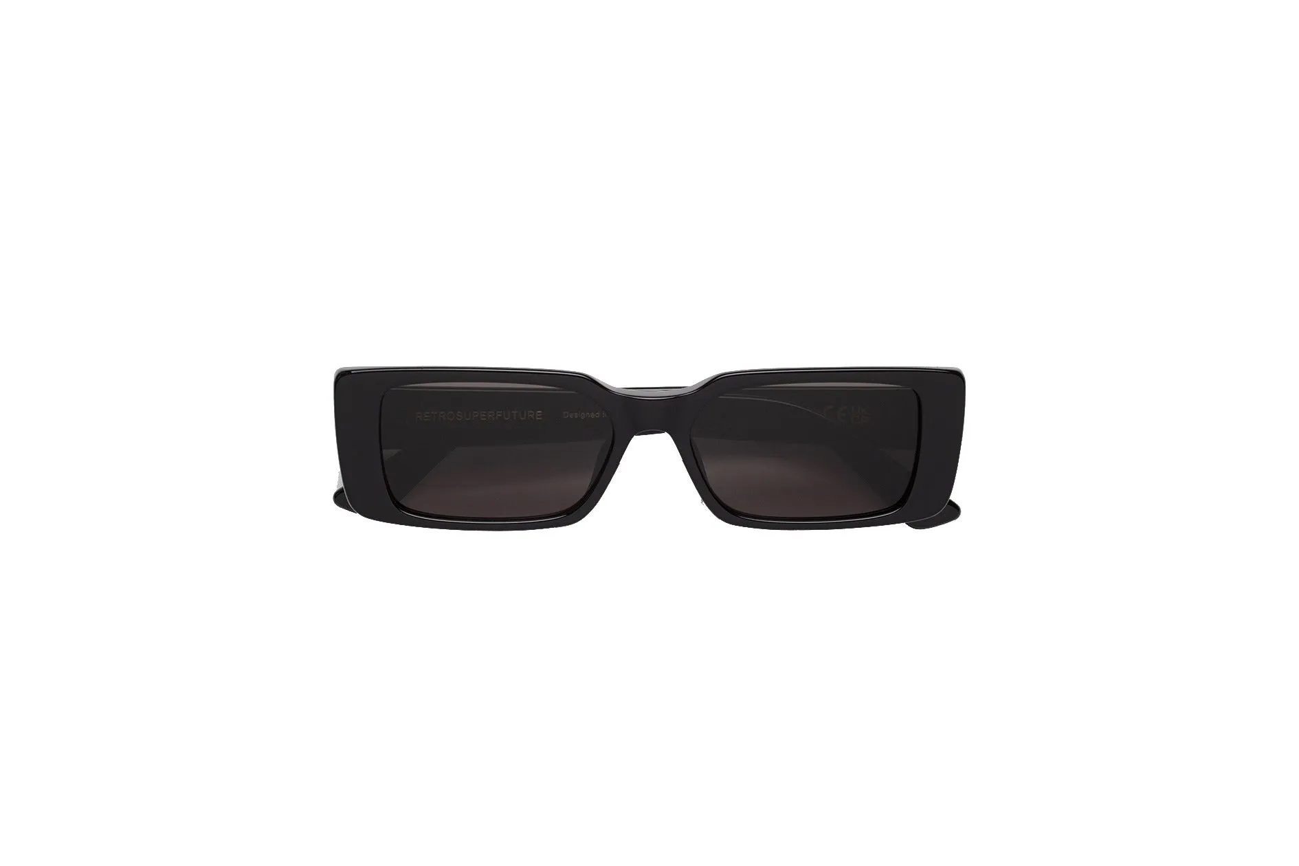 Retrosuperfuture OT8 CHICO BLACK Occhiali da sole Acetato Nero Nero Squadrata Normale - immagine 3
