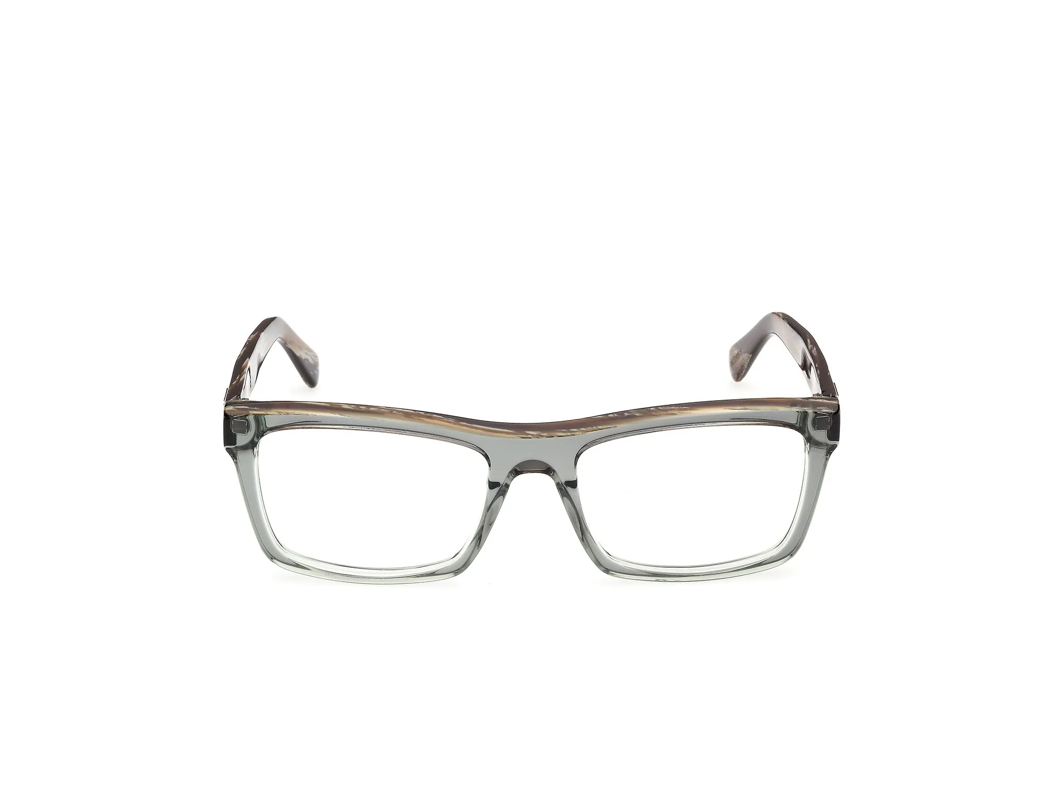 Guess GU50452 96 Montature da vista Acetato Verde Squadrata Normale - immagine 2