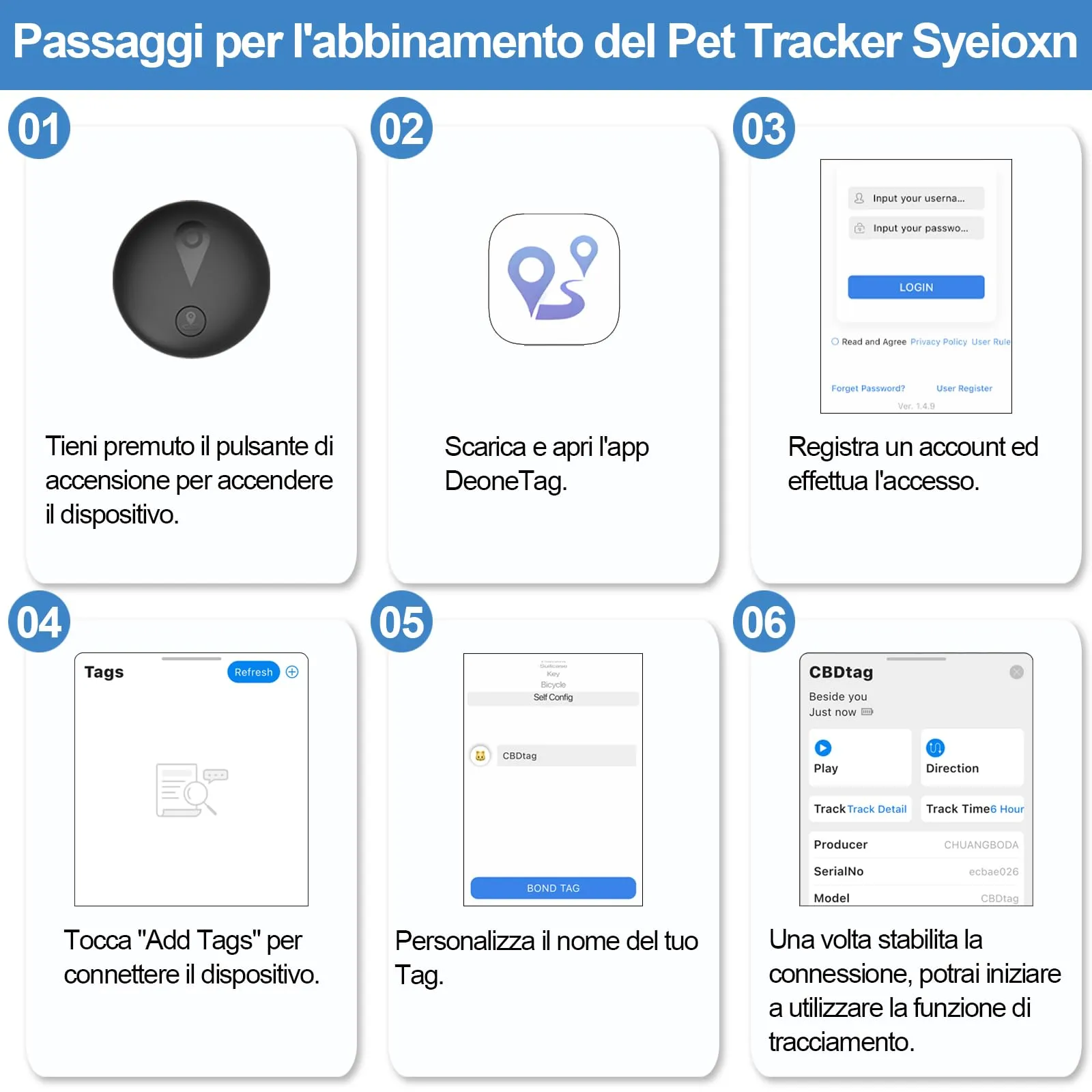 Collare GPS Gatto 2 in 1,Collare GPS per Cani Riflettente,Tracker per Cani Senza Abbonamento,Compatibile con iOS/Android,Collare Regolabile con Campanellino,Adatto a Cane di Piccola Taglia/Gatti-Nero - immagine 6