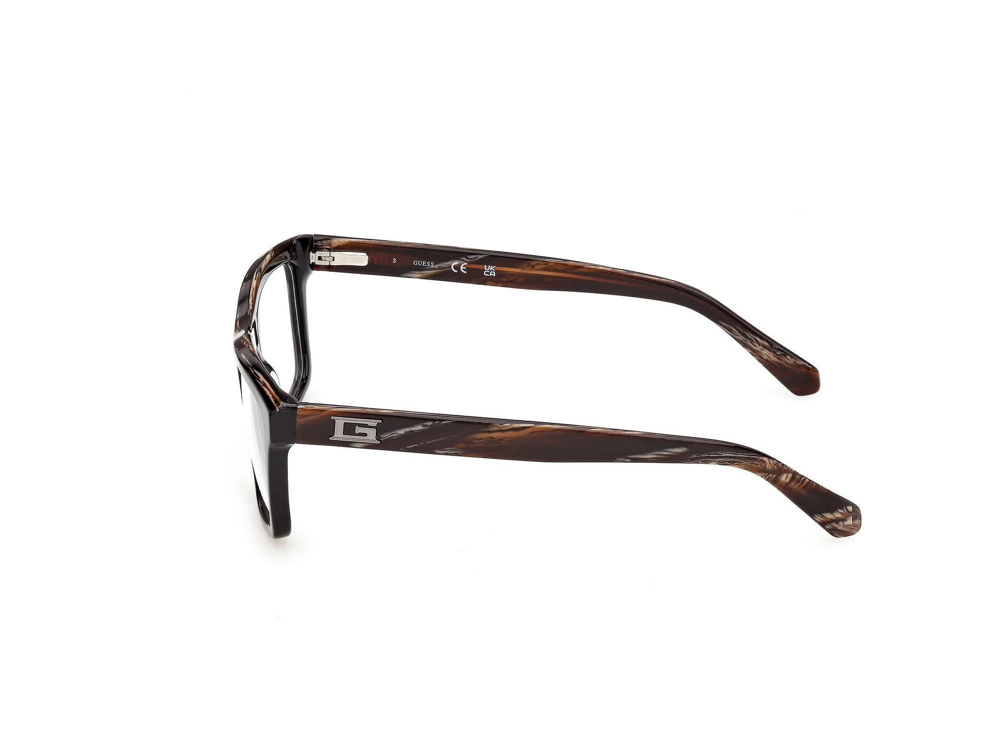 Guess GU50452 1 Montature da vista Acetato Nero Squadrata Normale - immagine 3