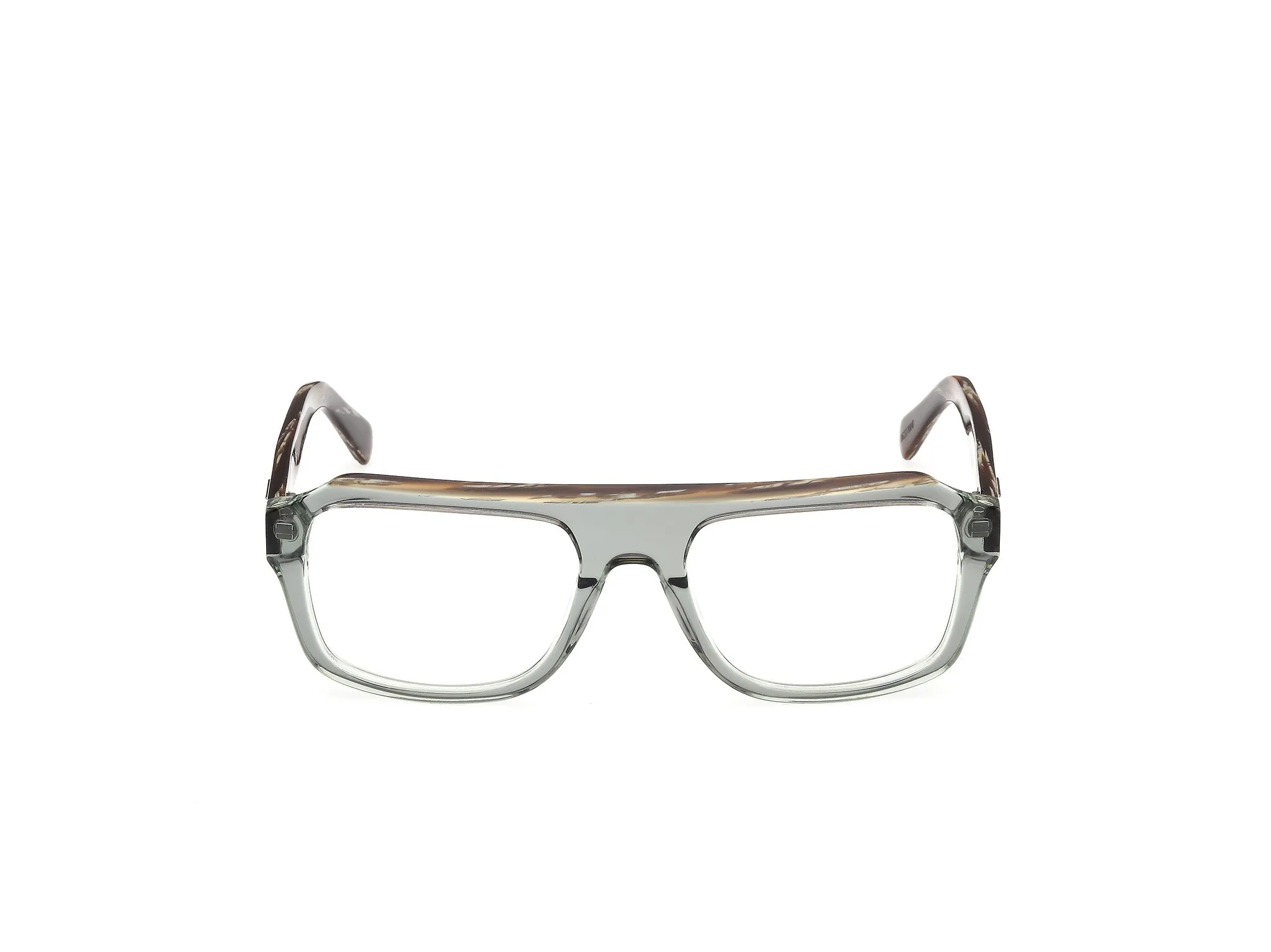 Guess GU50451 96 Montature da vista Acetato Verde Squadrata Normale - immagine 2