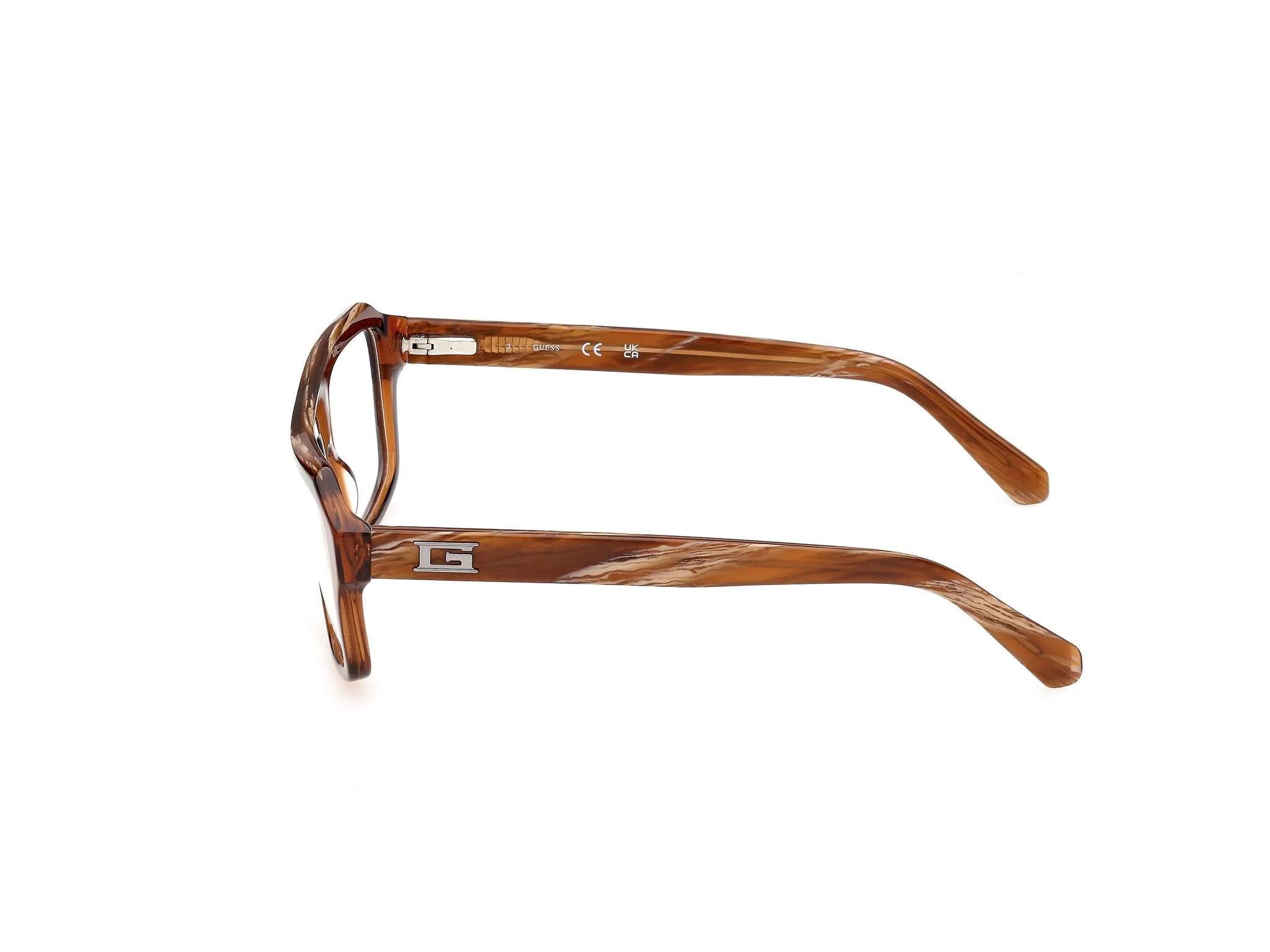 Guess GU50451 48 Montature da vista Acetato Marrone Squadrata Normale - immagine 3