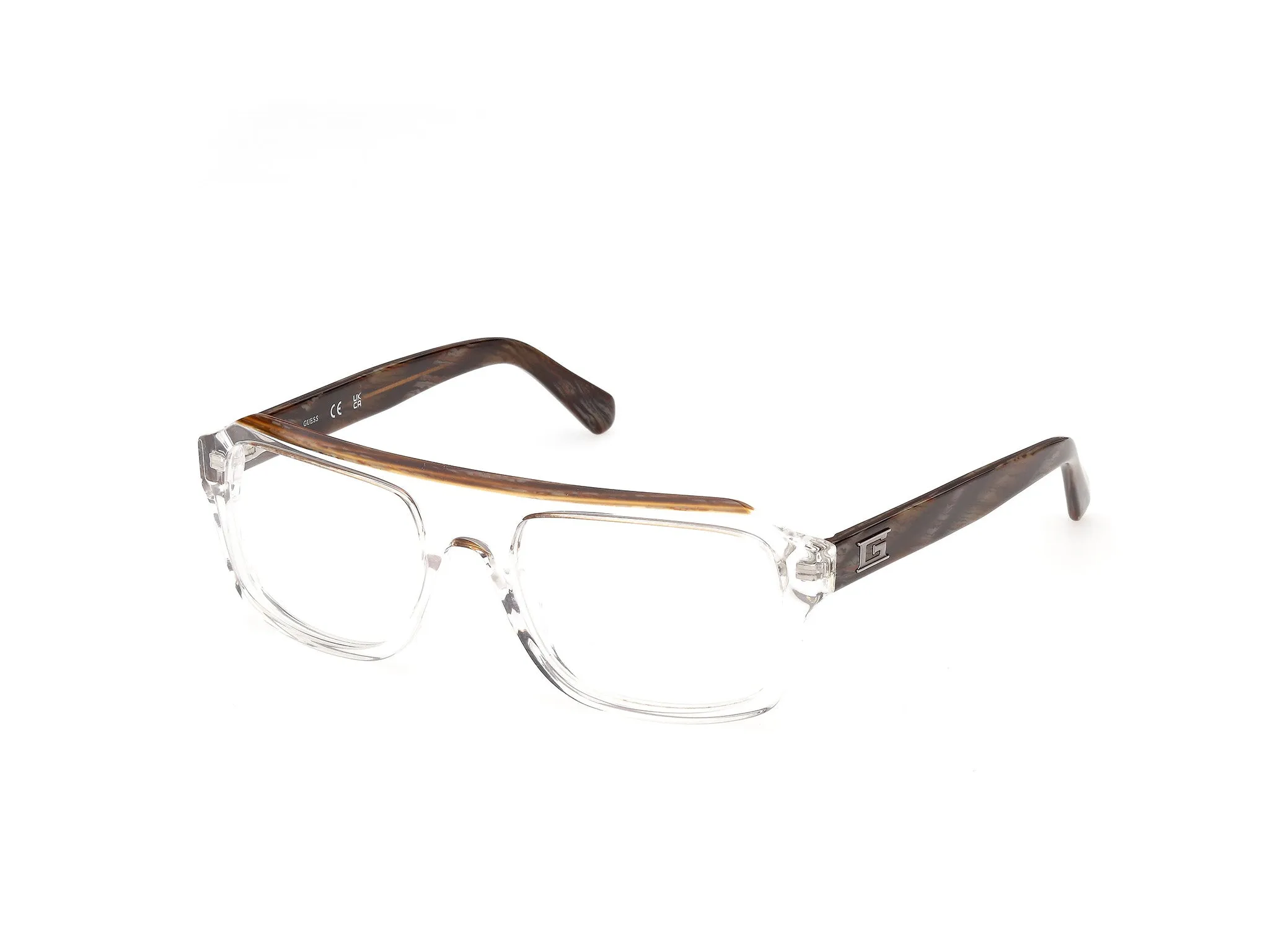 Guess GU50451 26 Montature da vista Acetato Trasparente Squadrata Normale - immagine 1