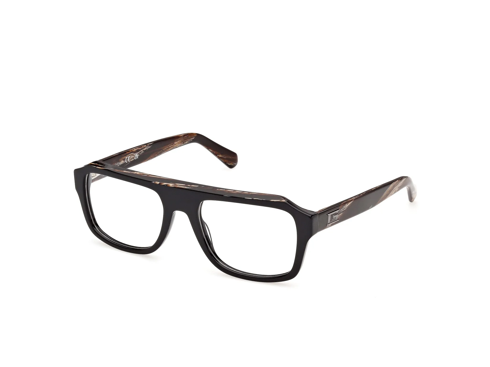Guess GU50451 1 Montature da vista Acetato Nero Squadrata Normale - immagine 1