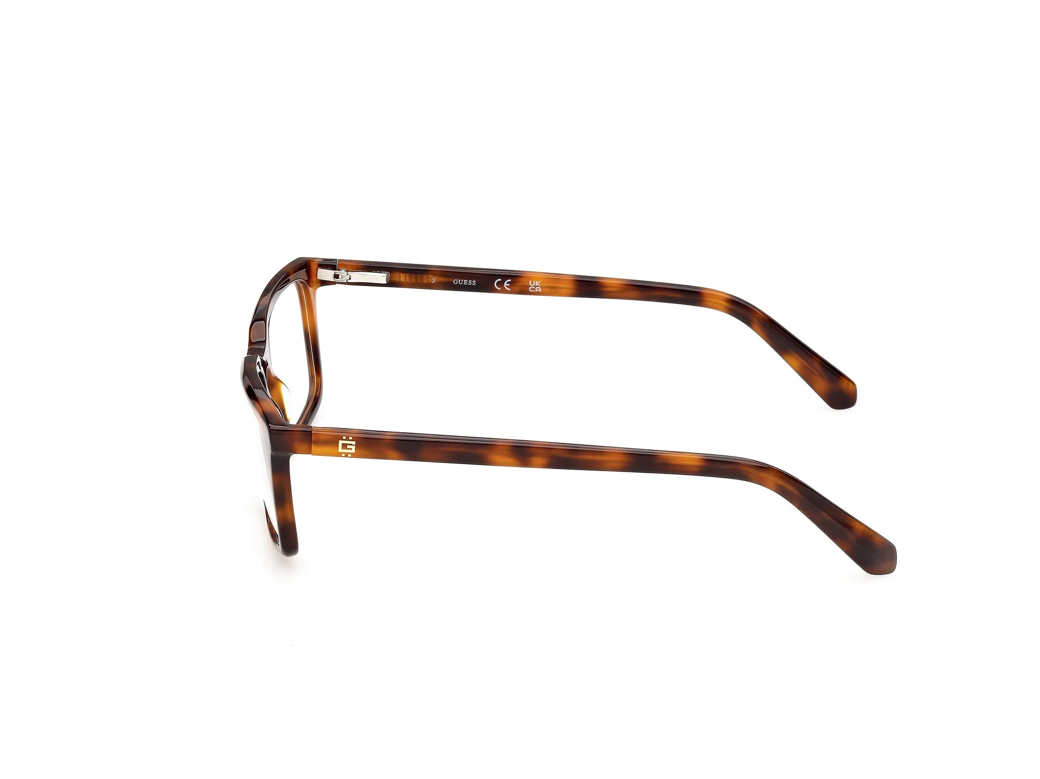 Guess GU50448 53 Montature da vista Acetato Havana Squadrata Normale - immagine 3