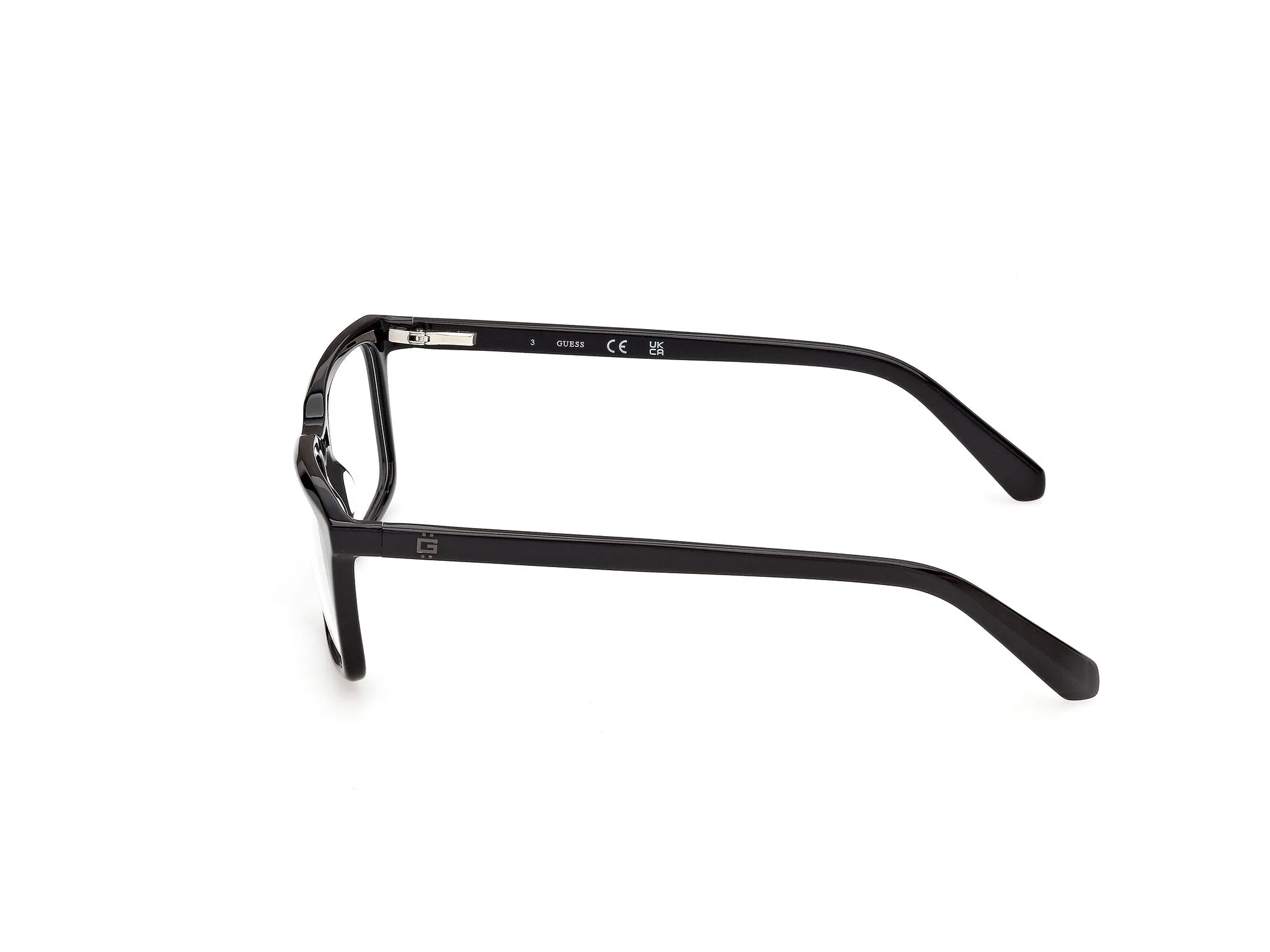 Guess GU50448 1 Montature da vista Acetato Nero Squadrata Normale - immagine 3