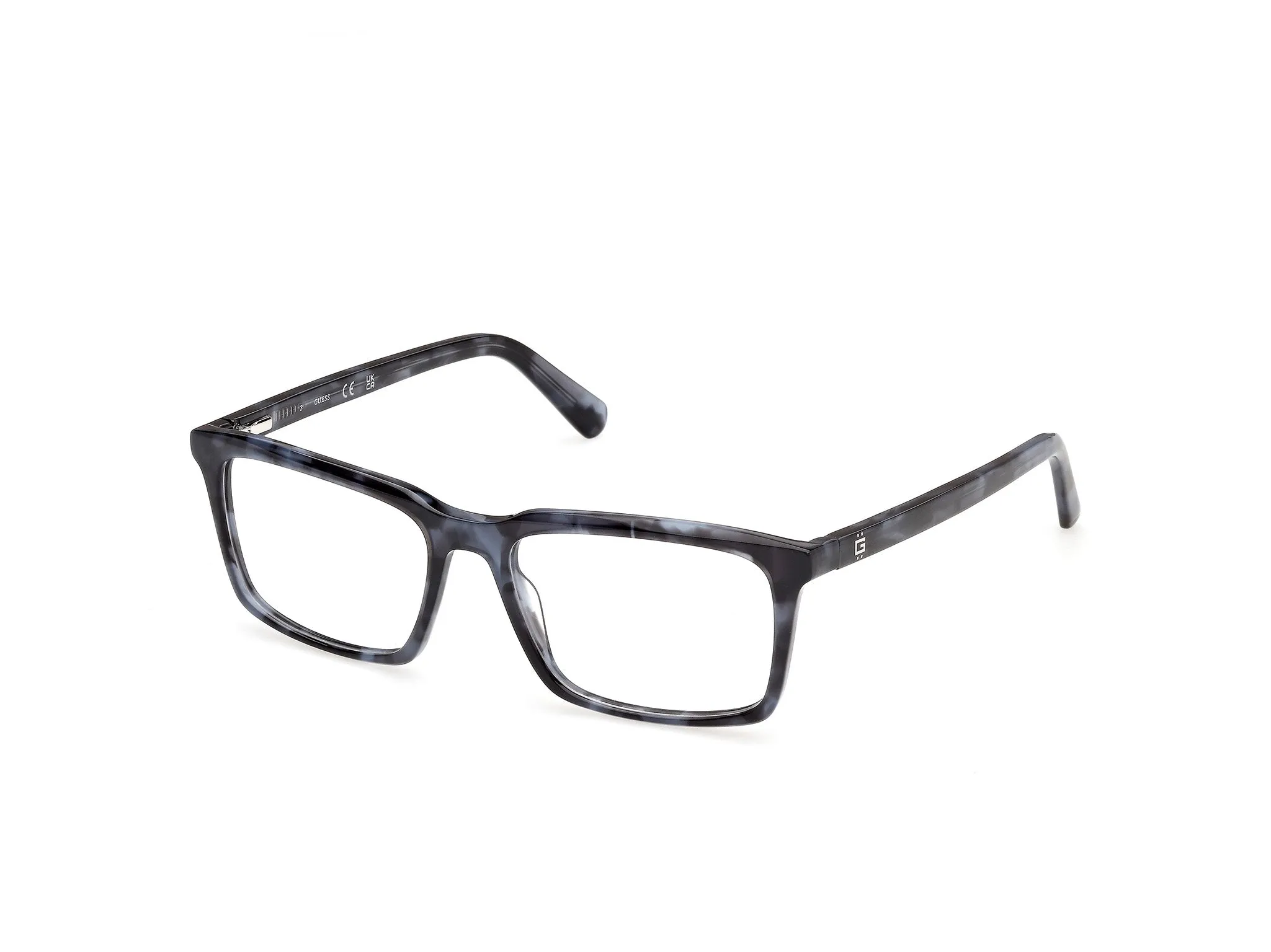 Guess GU50448 92 Montature da vista Acetato Havana Squadrata Normale - immagine 1