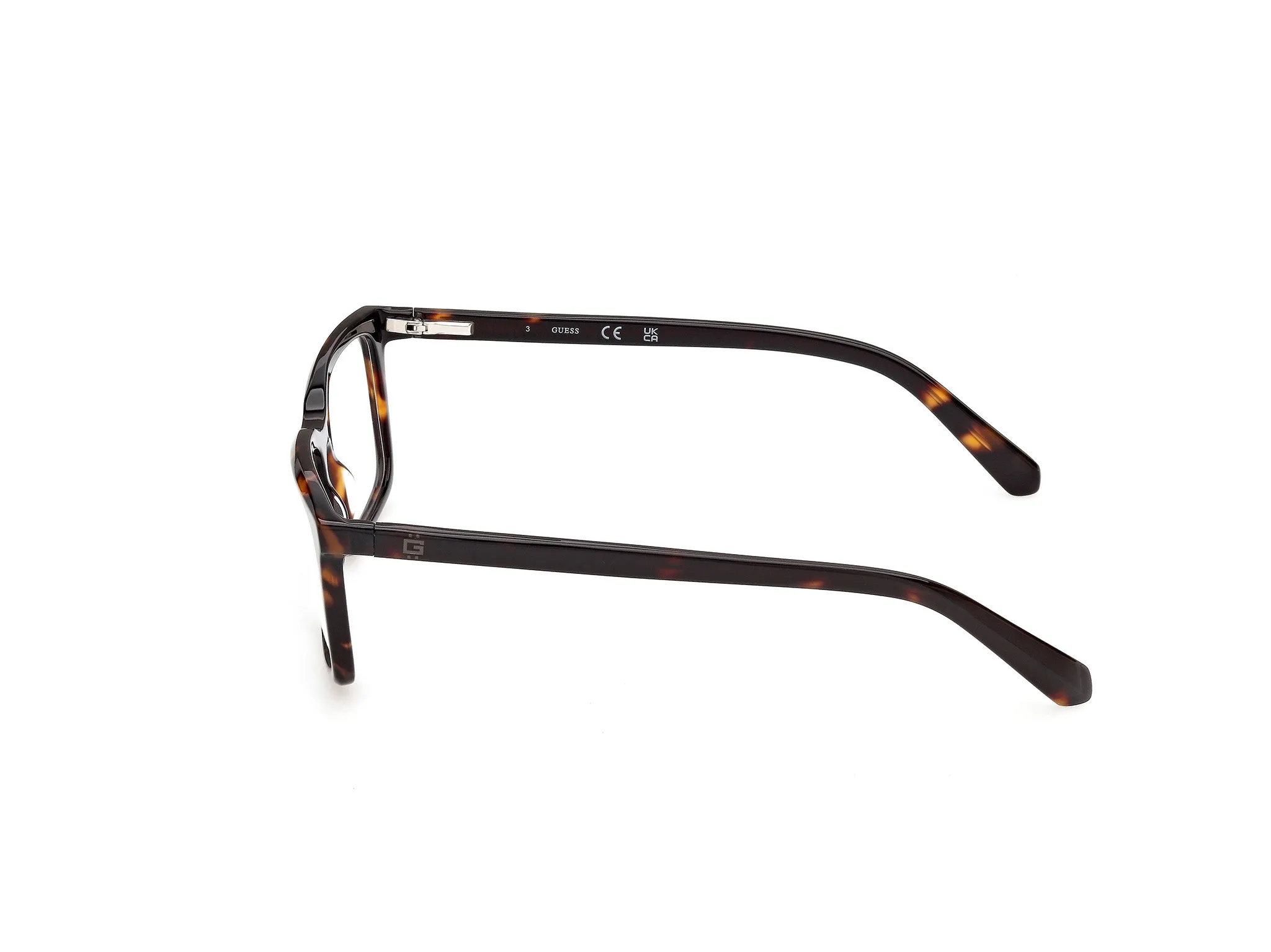 Guess GU50448 52 Montature da vista Acetato Havana Squadrata Normale - immagine 3
