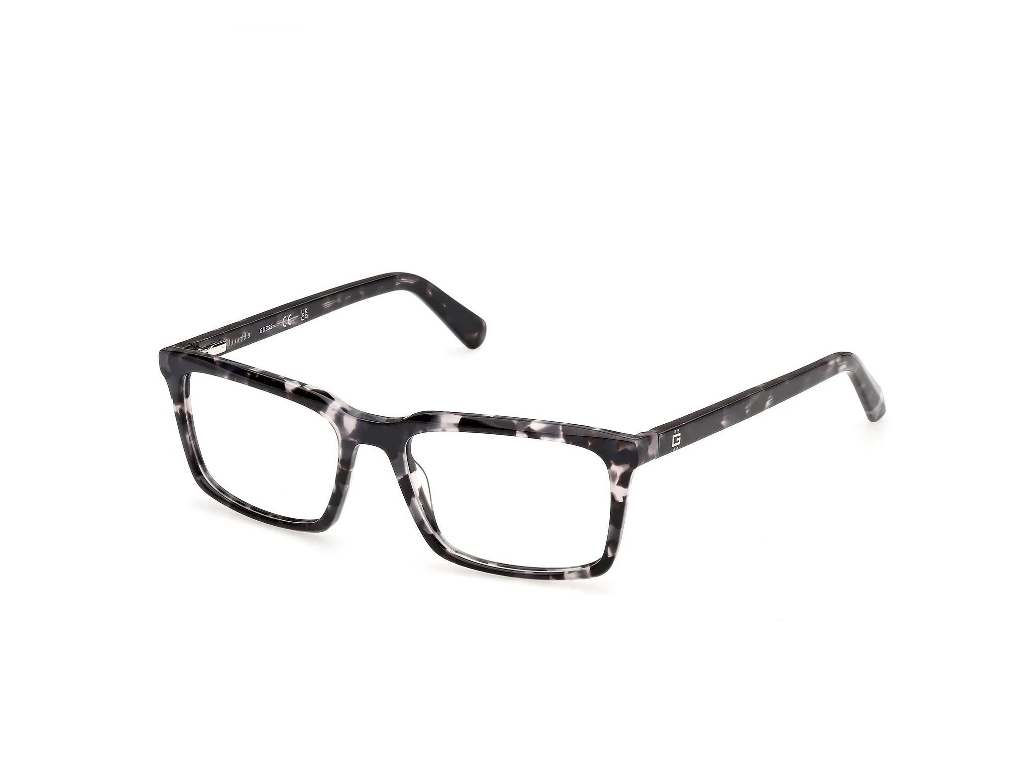 Guess GU50448 20 Montature da vista Acetato Grigio Squadrata Normale - immagine 1