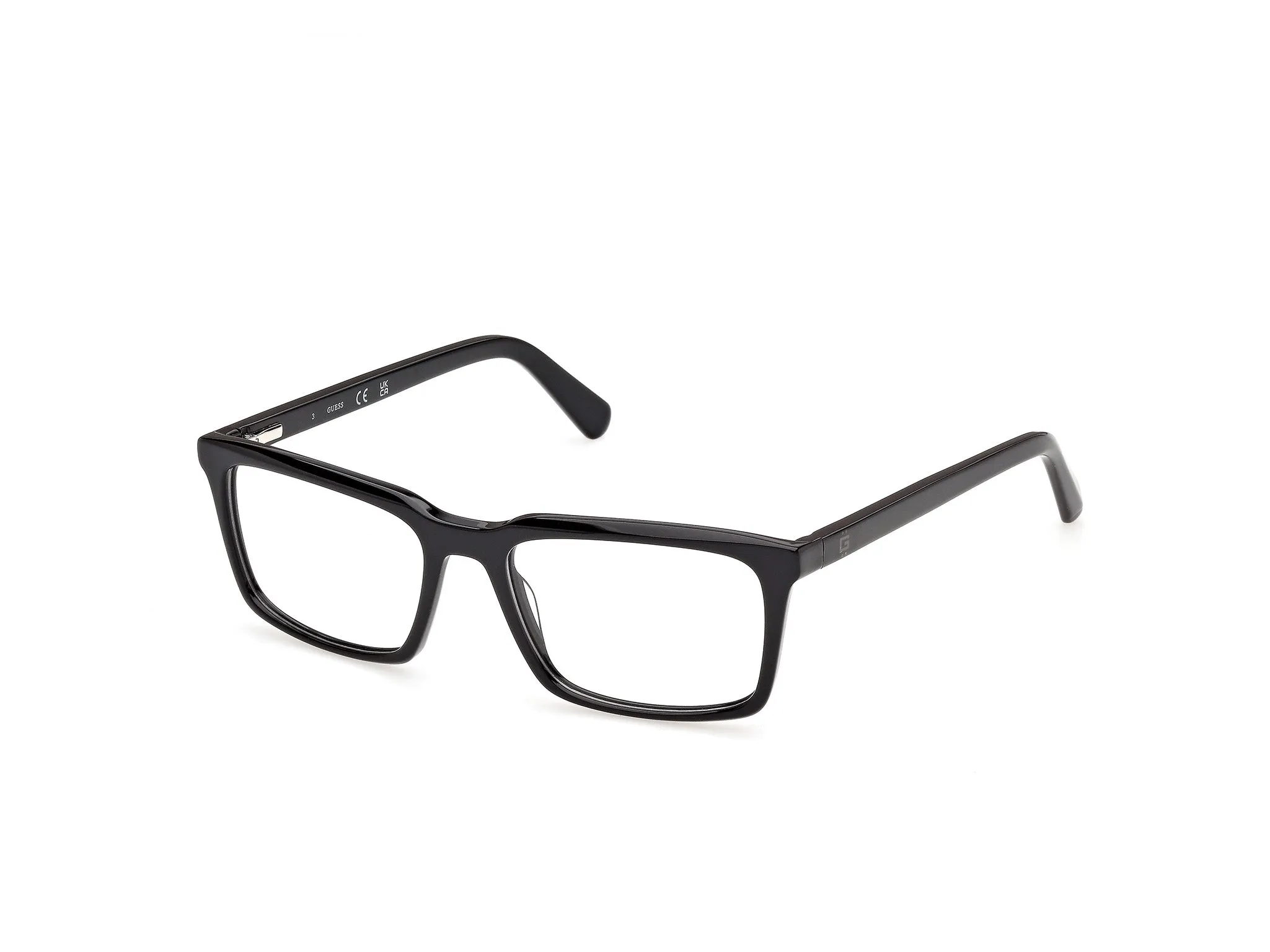 Guess GU50448 1 Montature da vista Acetato Nero Squadrata Normale - immagine 1
