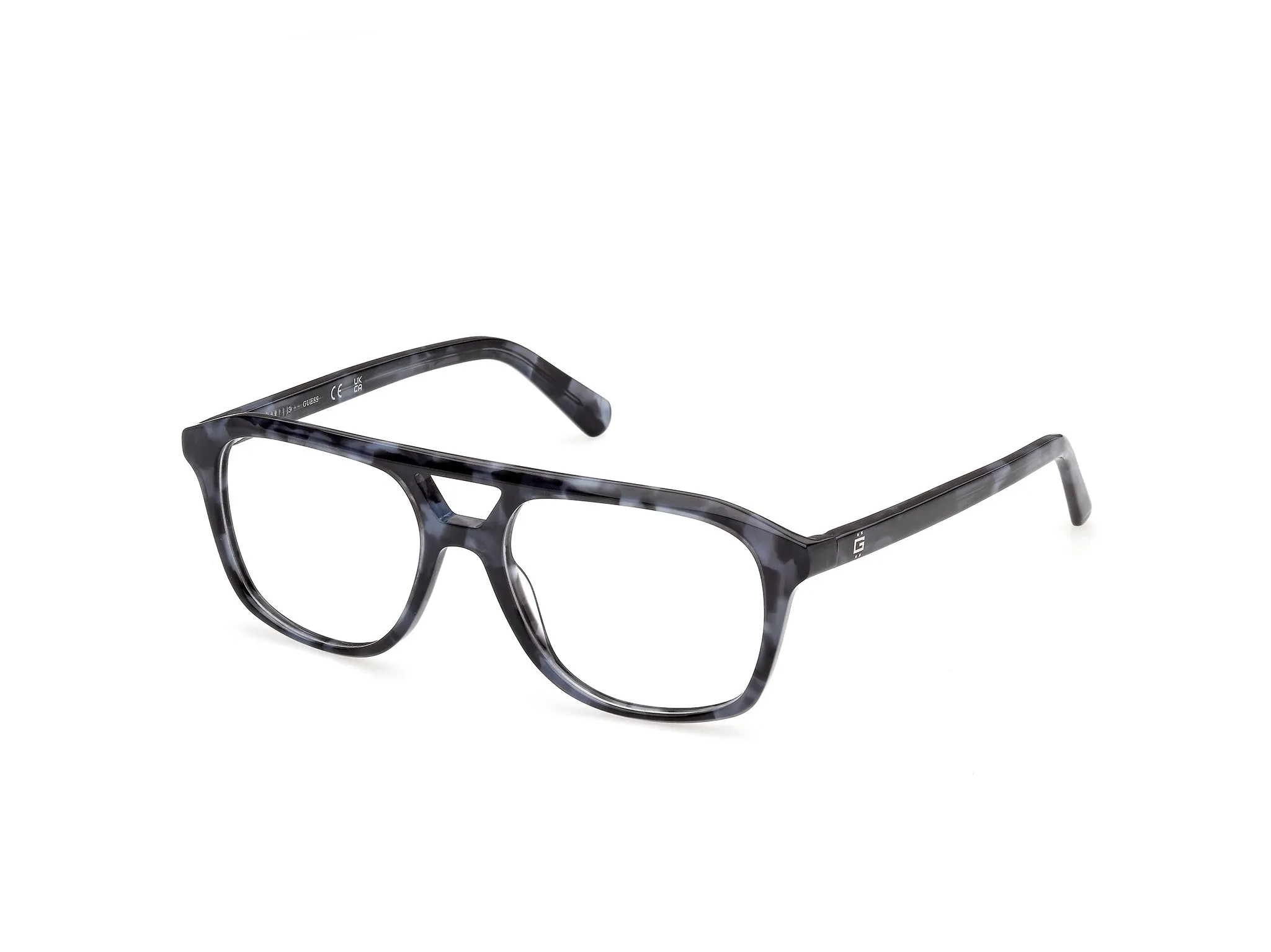 Guess GU50447 92 Montature da vista Acetato Blu Pilot Normale - immagine 1