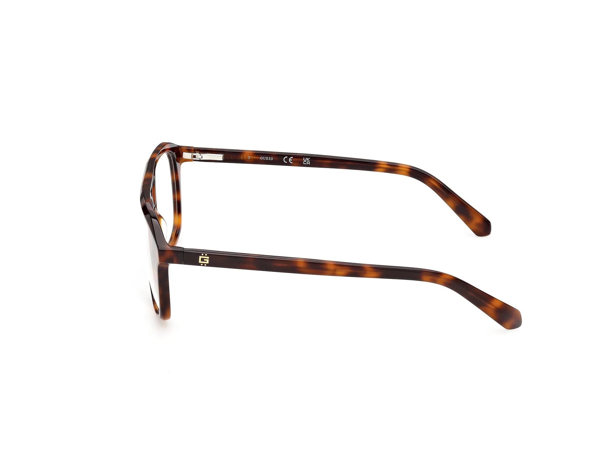 Guess GU50447 53 Montature da vista Acetato Havana Pilot Normale - immagine 3