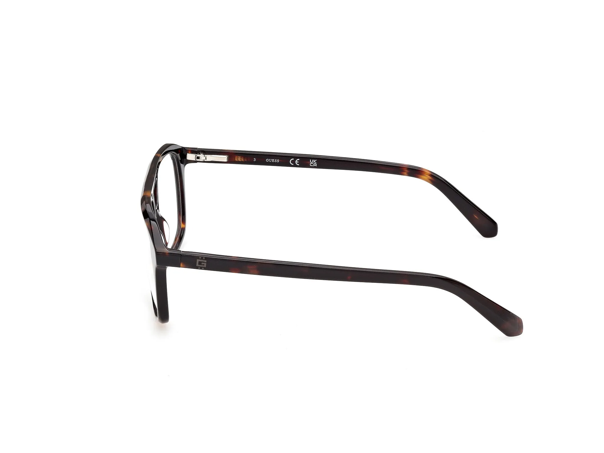 Guess GU50447 52 Montature da vista Acetato Havana Pilot Normale - immagine 3