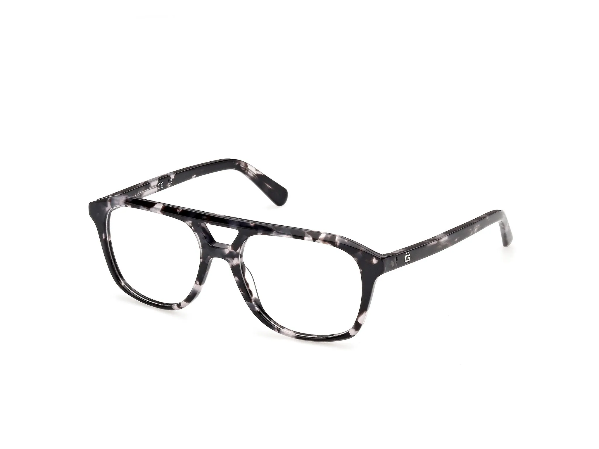 Guess GU50447 20 Montature da vista Acetato Grigio Pilot Normale - immagine 1