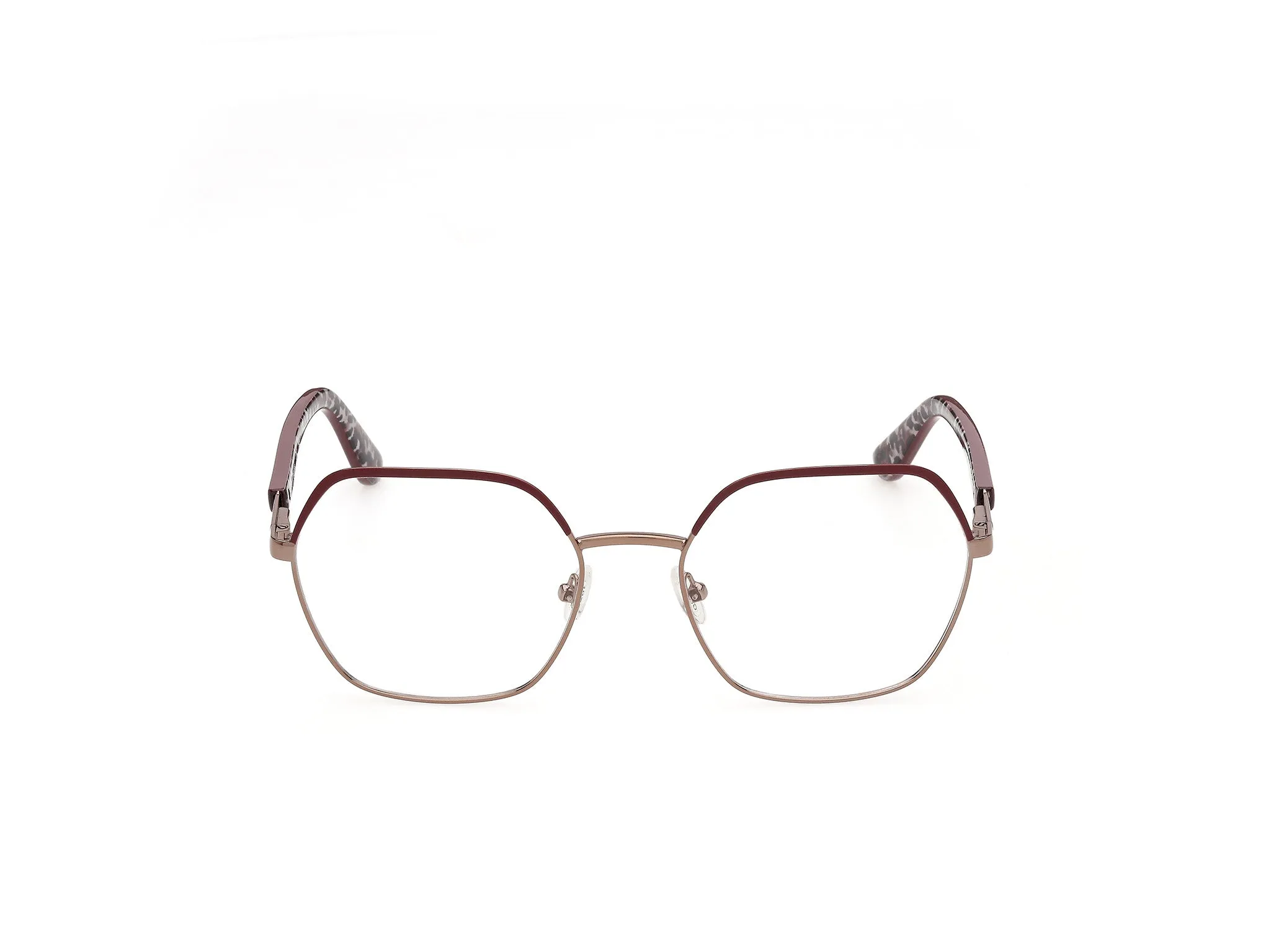 Guess GU50443 70 Montature da vista Metallo Bordeaux Geometrica Normale - immagine 2