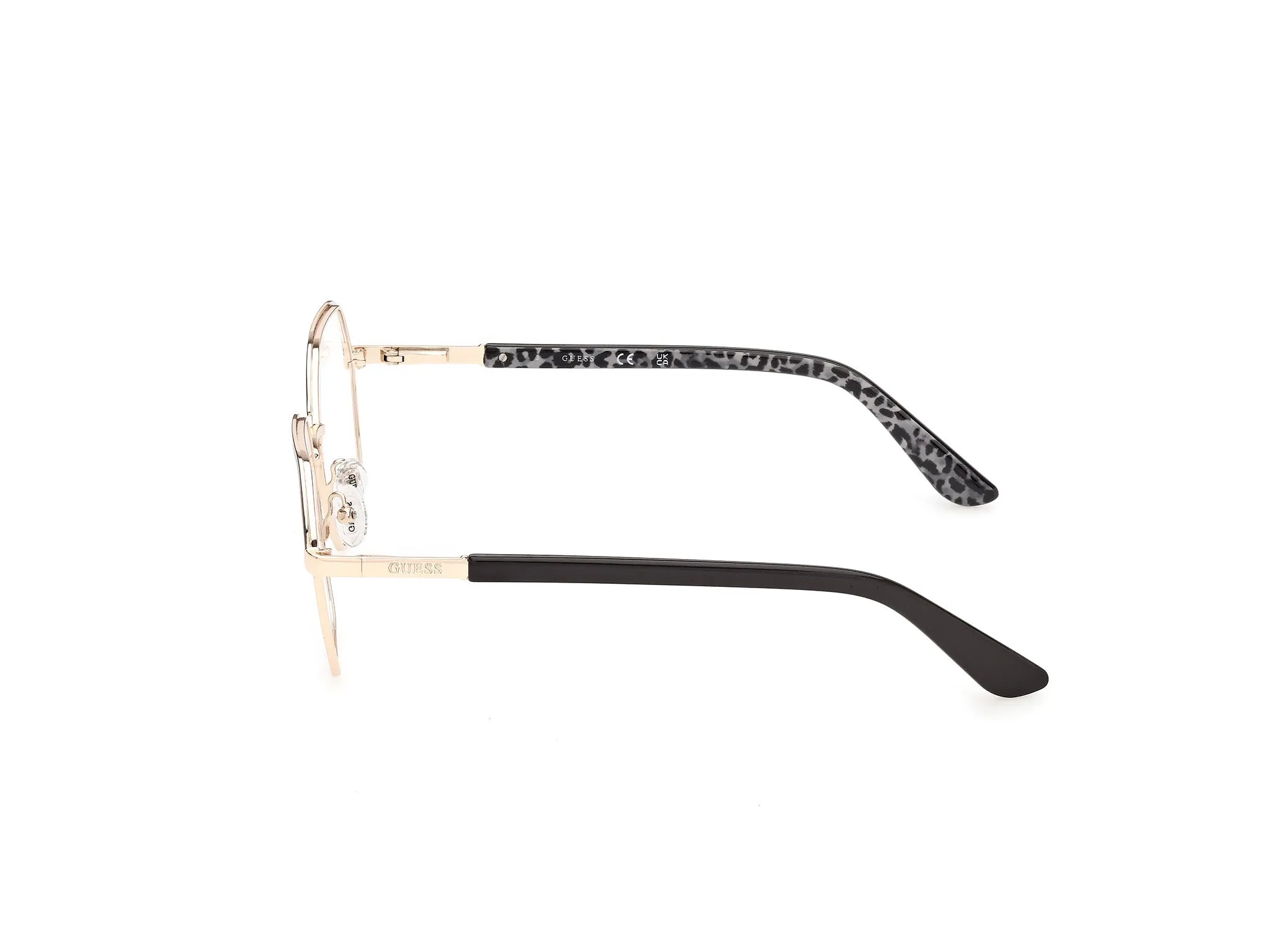 Guess GU50443 2 Montature da vista Metallo Nero Geometrica Normale - immagine 3