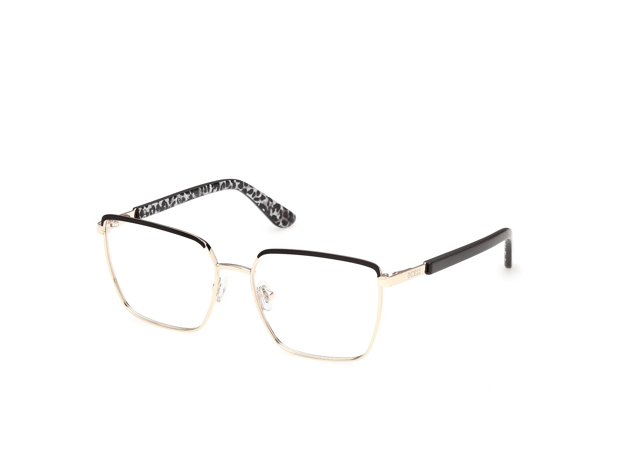 Guess GU50442 2 Montature da vista Metallo Nero Squadrata Normale - immagine 1