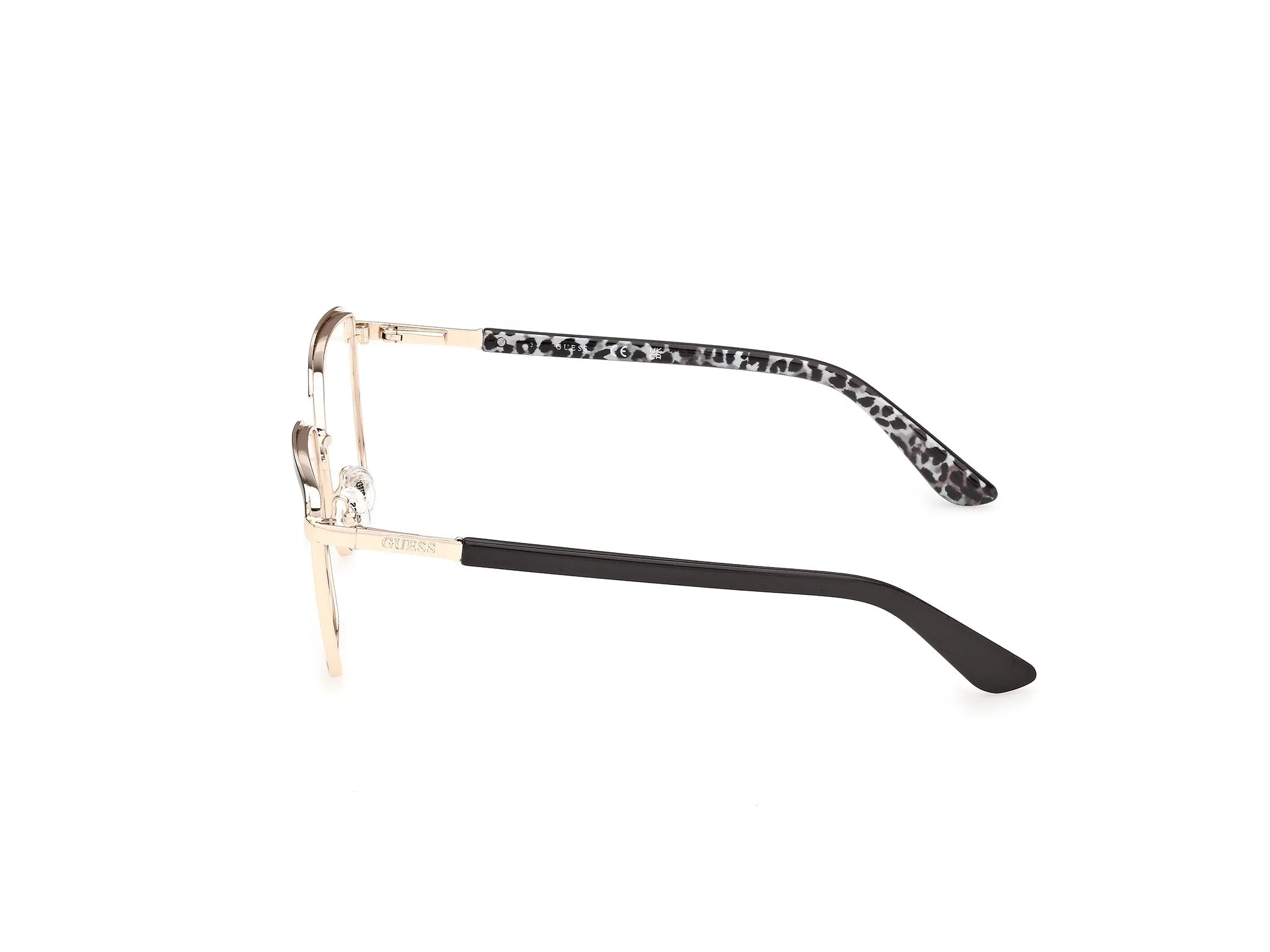 Guess GU50442 2 Montature da vista Metallo Nero Squadrata Normale - immagine 3