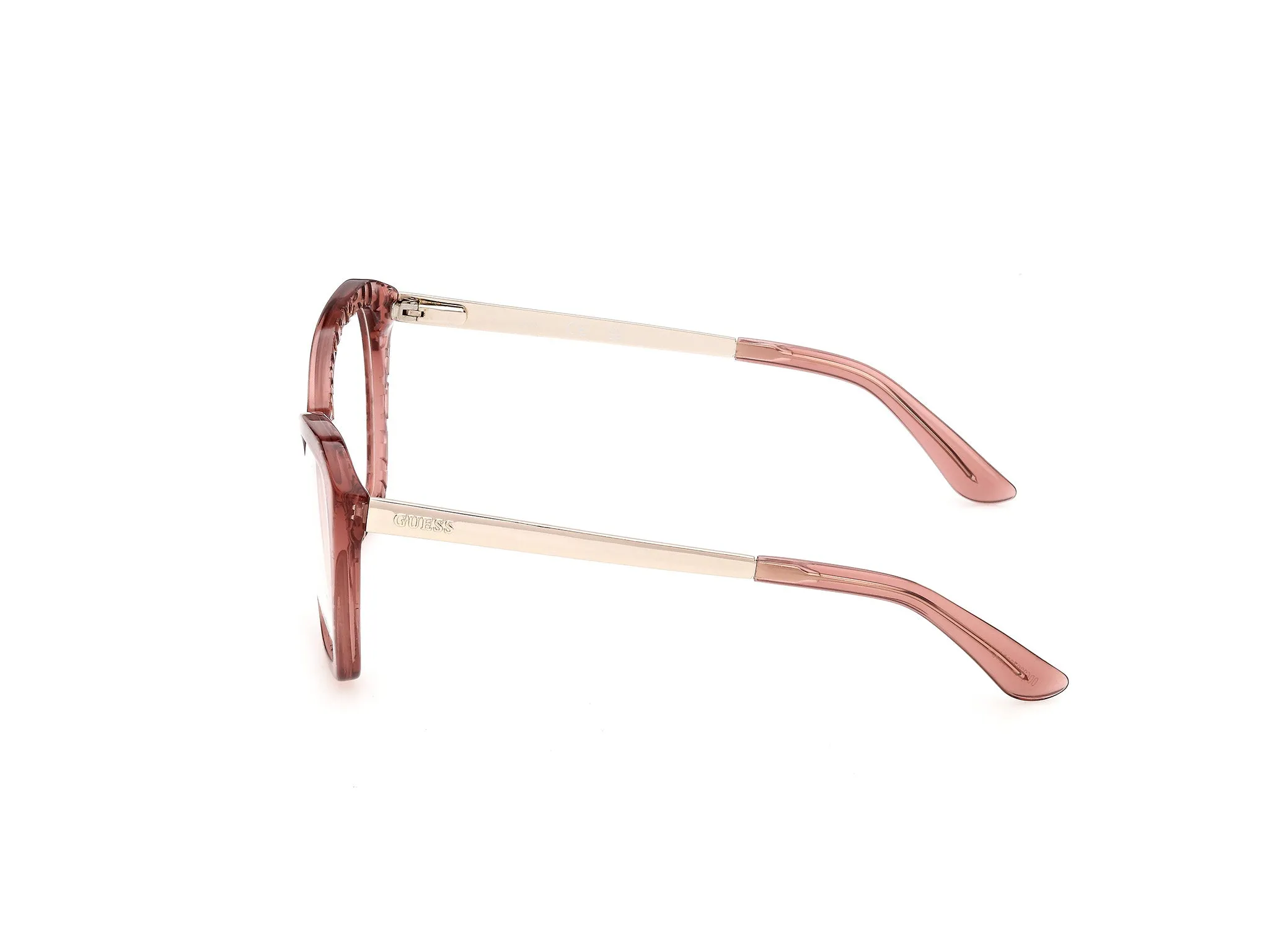 Guess GU50441 69 Montature da vista Acetato Bordeaux Geometrica Normale - immagine 3