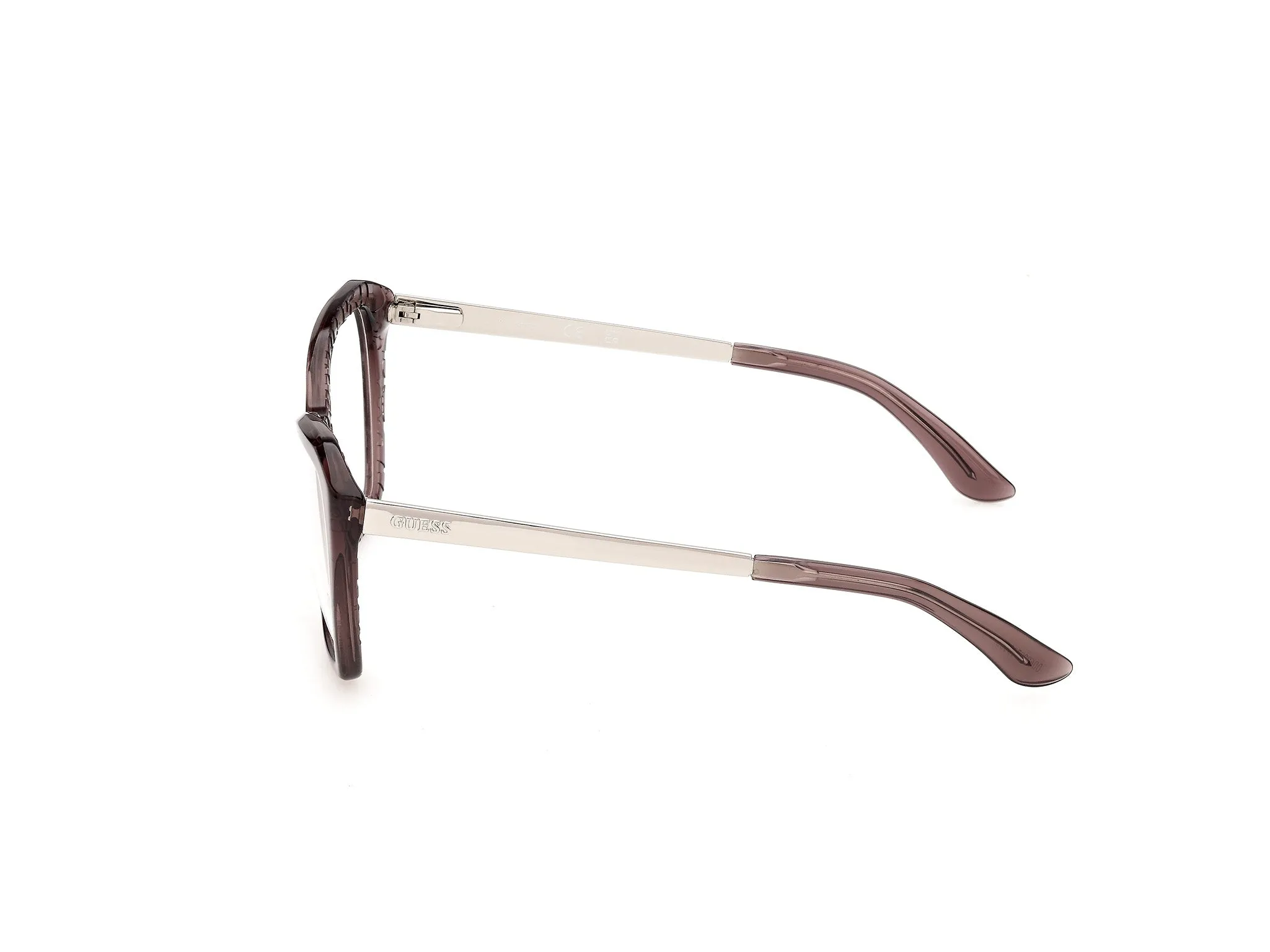 Guess GU50441 48 Montature da vista Acetato Marrone Geometrica Normale - immagine 3