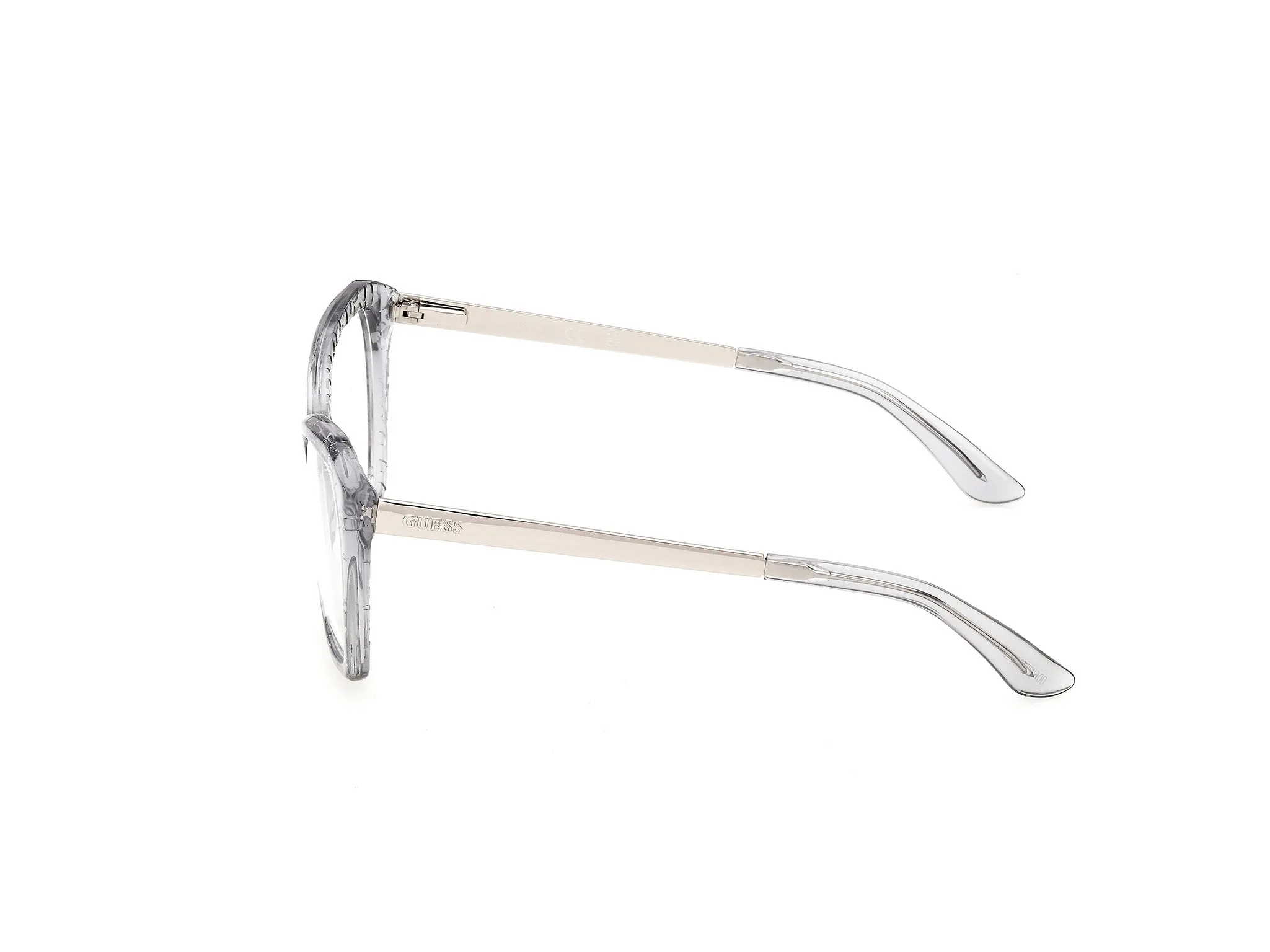 Guess GU50441 20 Montature da vista Acetato Grigio Geometrica Normale - immagine 3