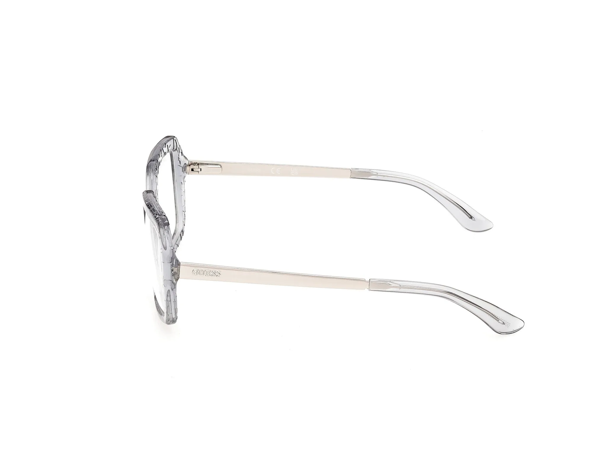 Guess GU50440 20 Montature da vista Acetato Grigio Squadrata Normale - immagine 3