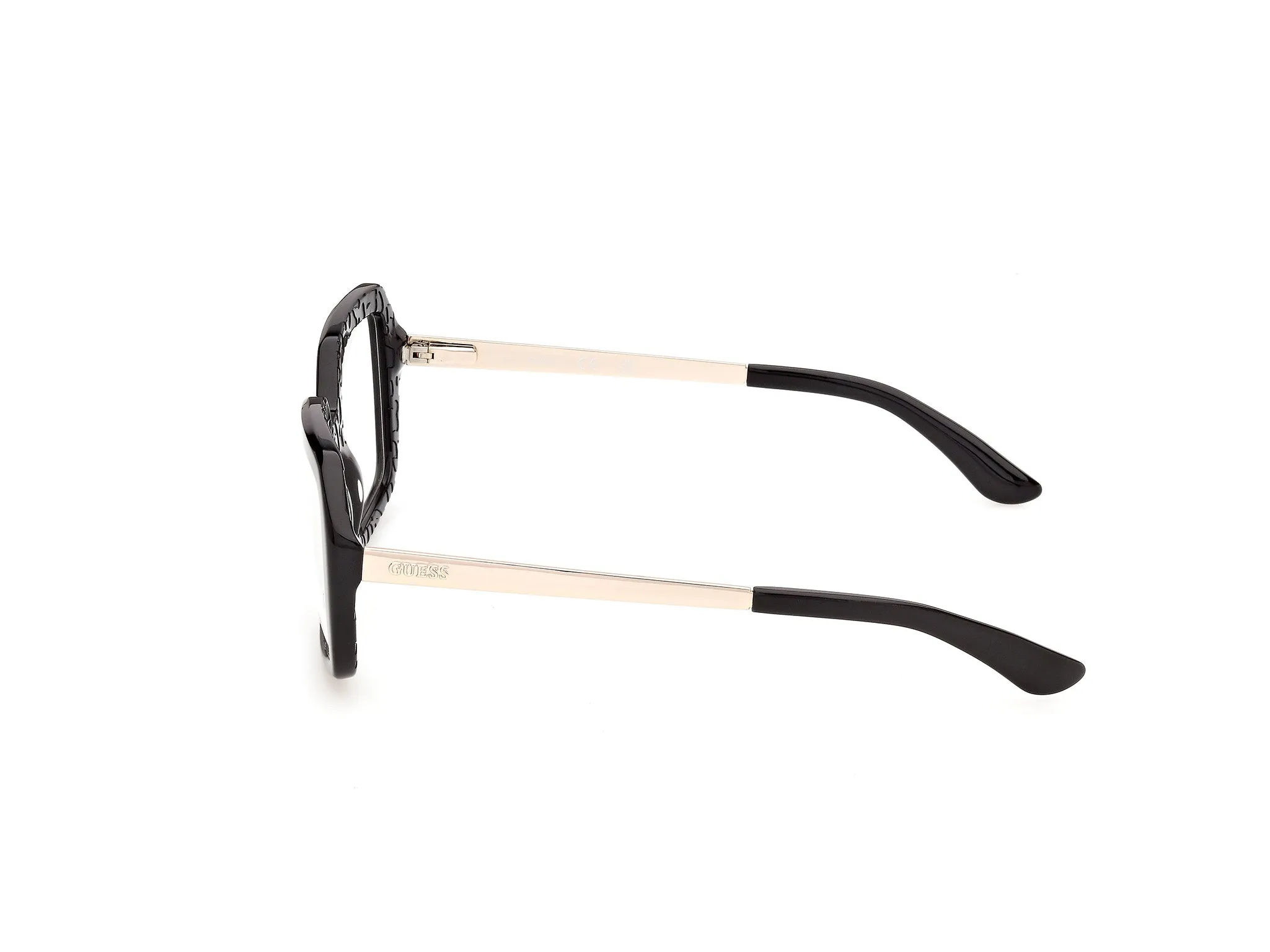 Guess GU50440 1 Montature da vista Acetato Nero Squadrata Normale - immagine 3