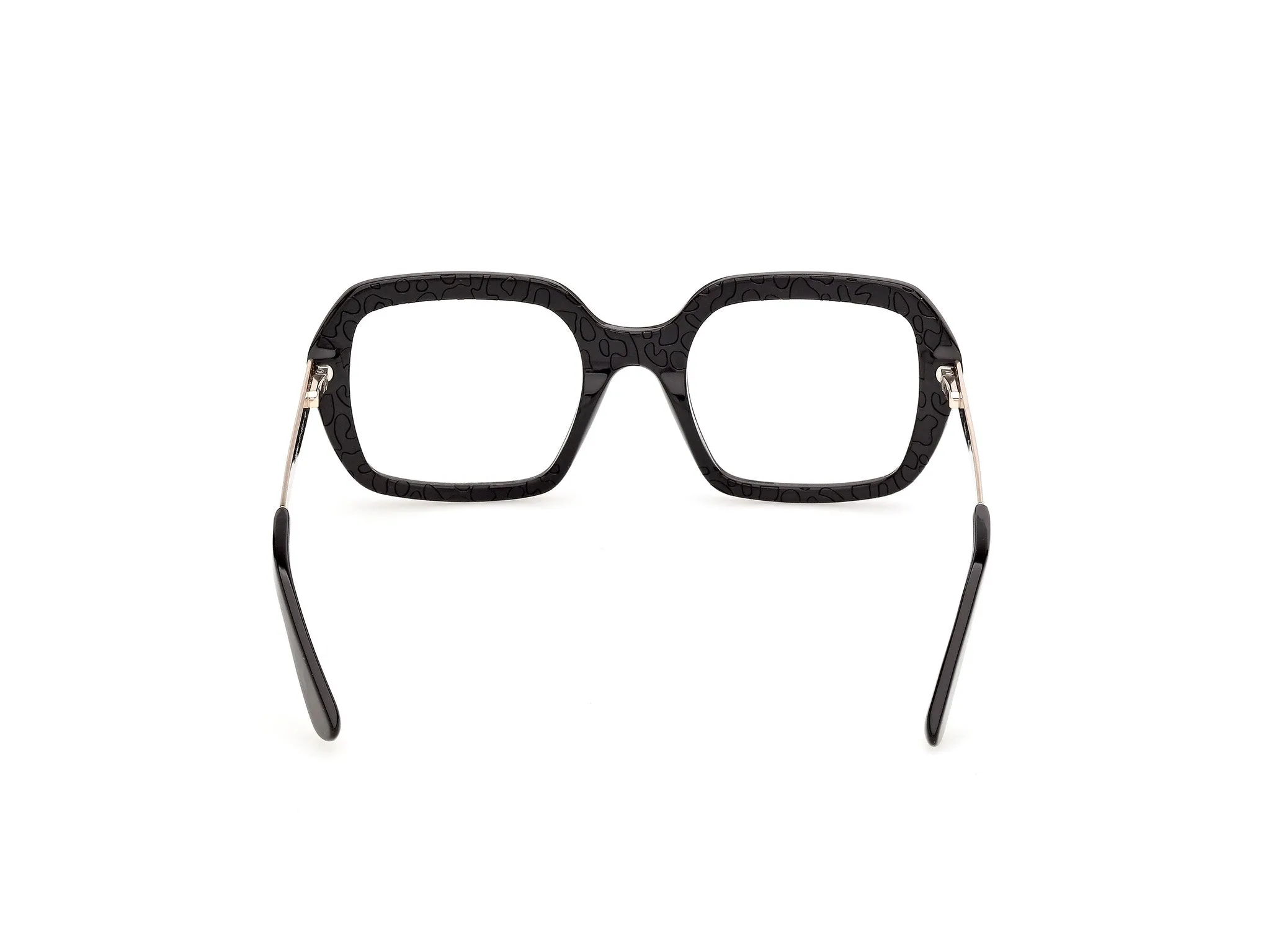 Guess GU50440 1 Montature da vista Acetato Nero Squadrata Normale - immagine 4