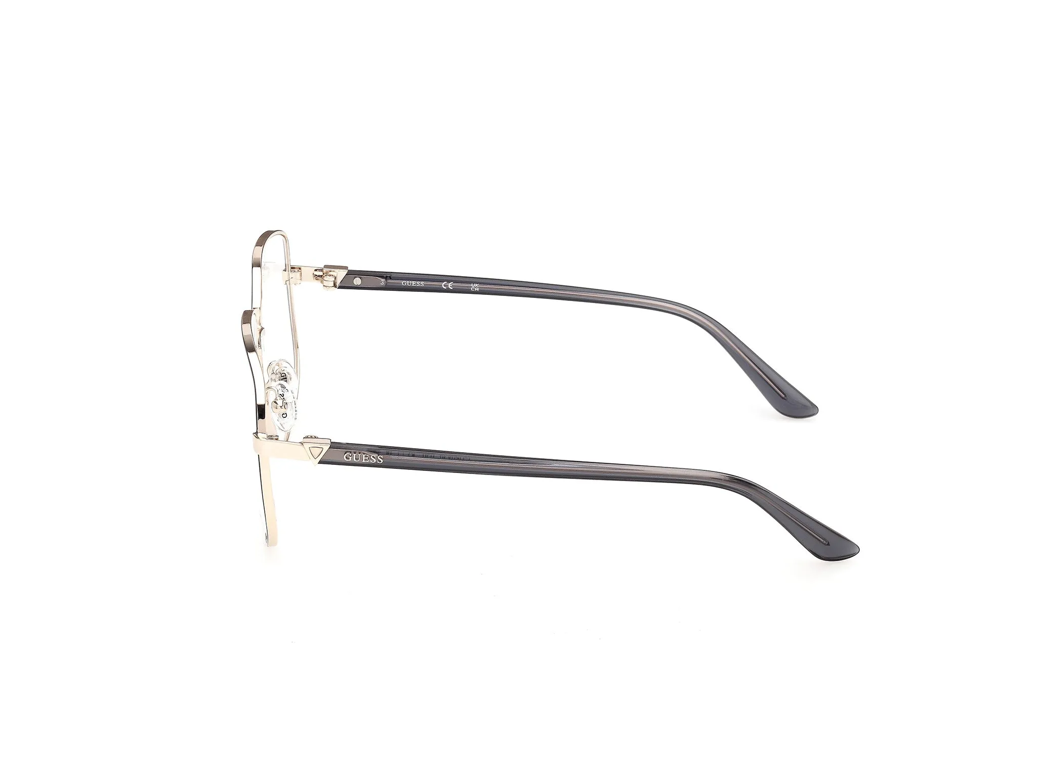 Guess GU50439 20 Montature da vista Metallo Grigio Farfalla Normale - immagine 3