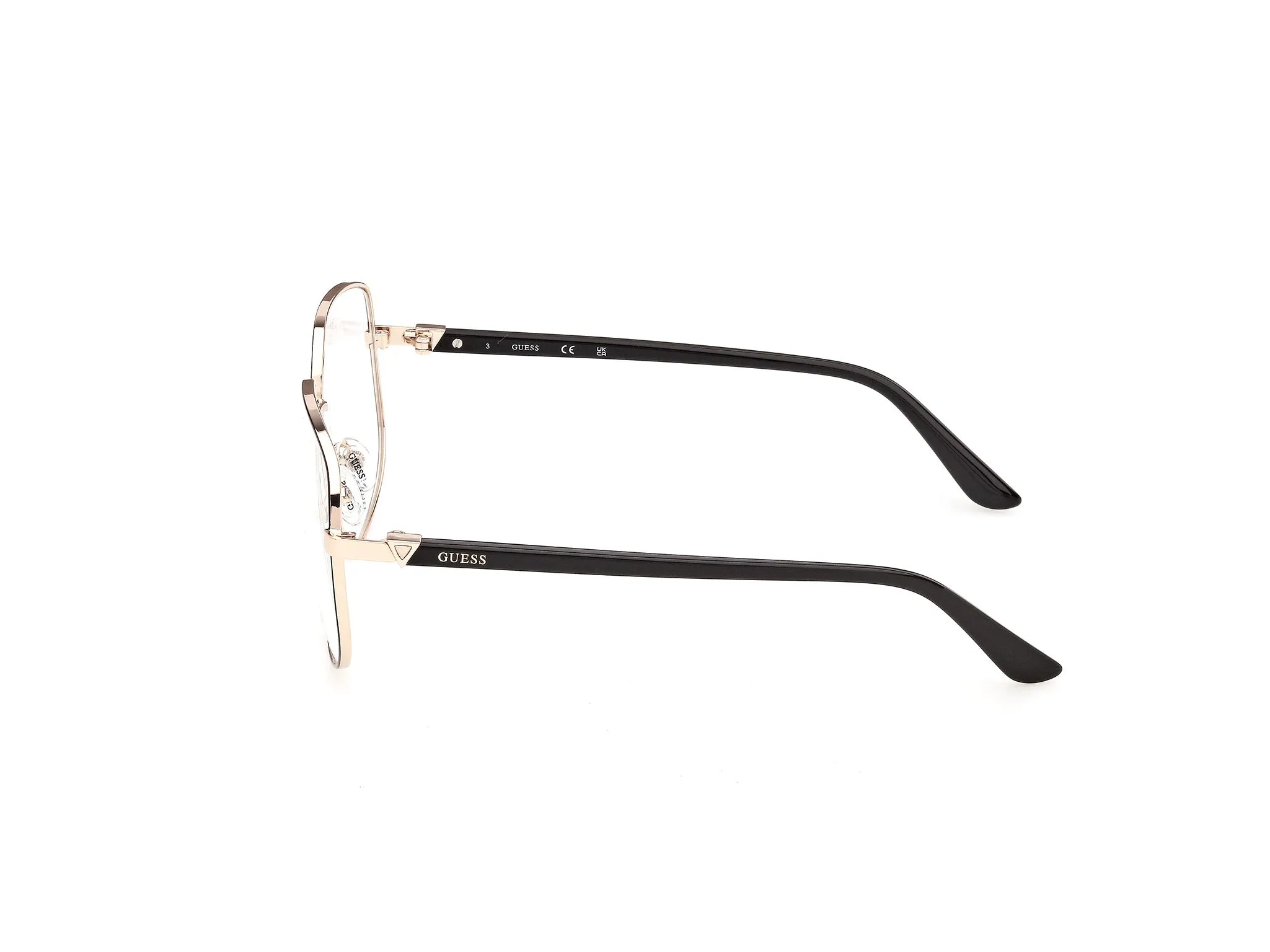 Guess GU50439 2 Montature da vista Metallo Nero Farfalla Normale - immagine 3