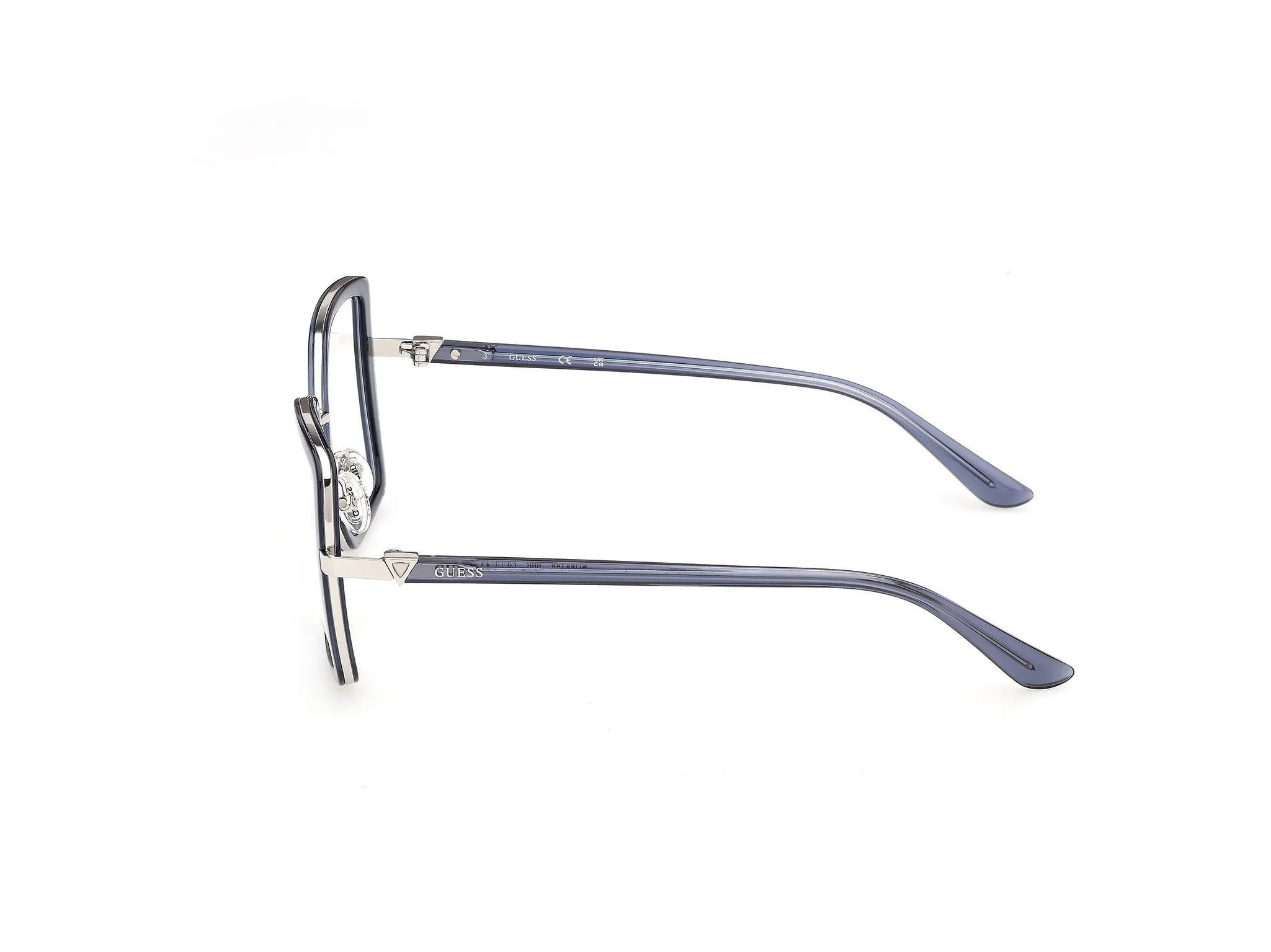 Guess GU50438 90 Montature da vista Iniettato Blu Squadrata Normale - immagine 3