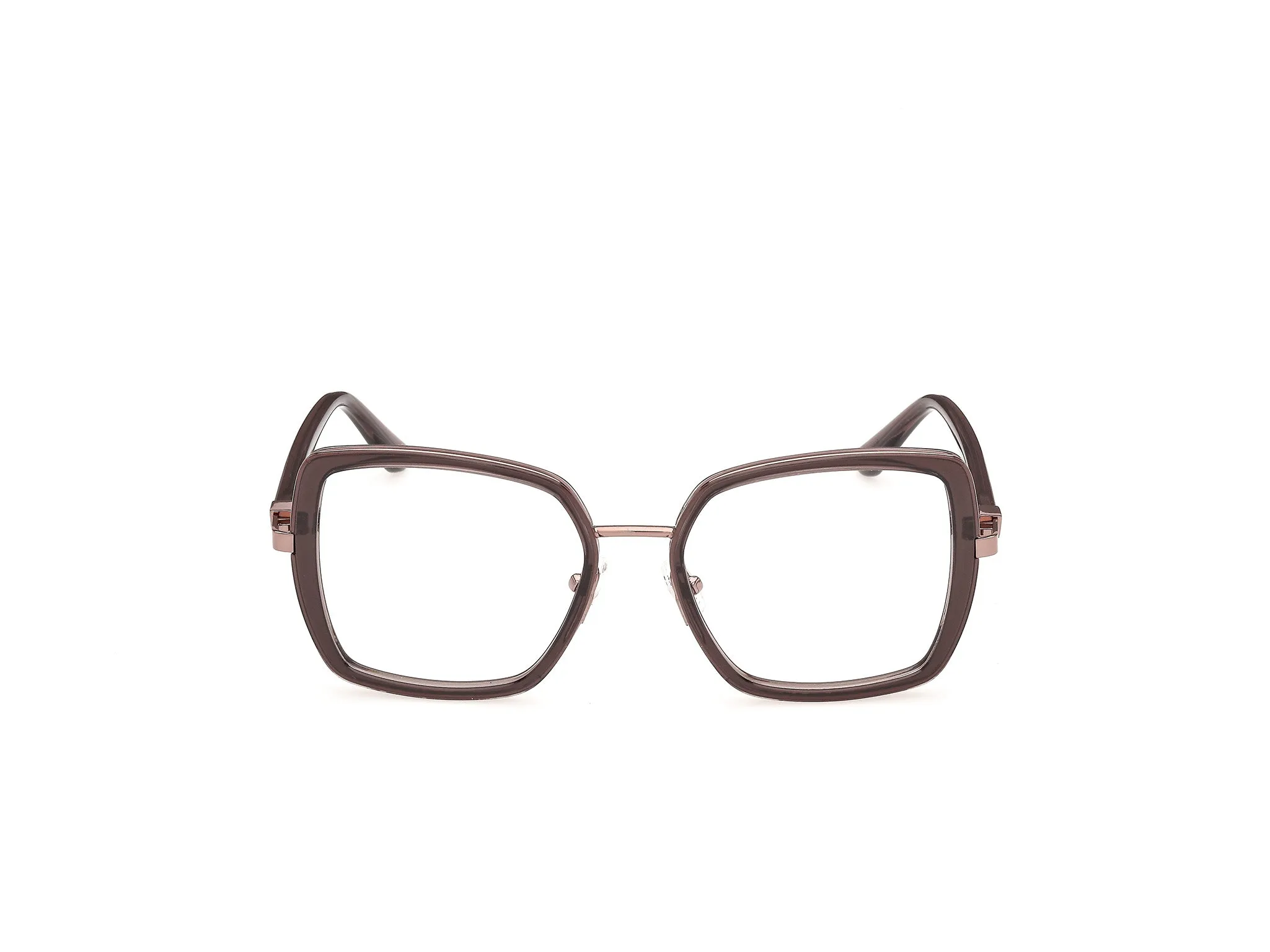Guess GU50438 48 Montature da vista Iniettato Marrone Squadrata Normale - immagine 2