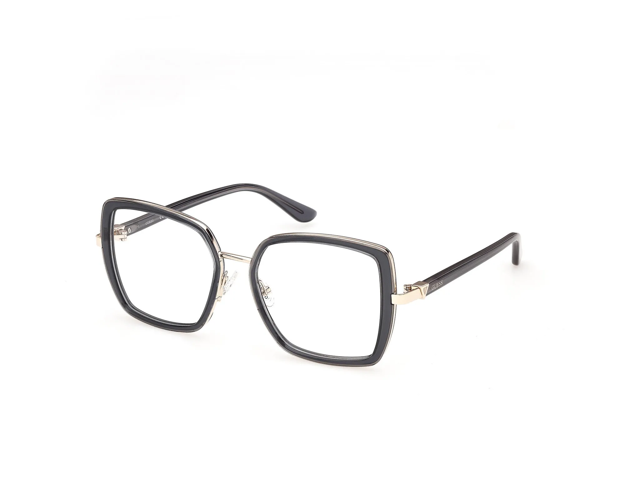 Guess GU50438 20 Montature da vista Iniettato Grigio Squadrata Normale - immagine 1