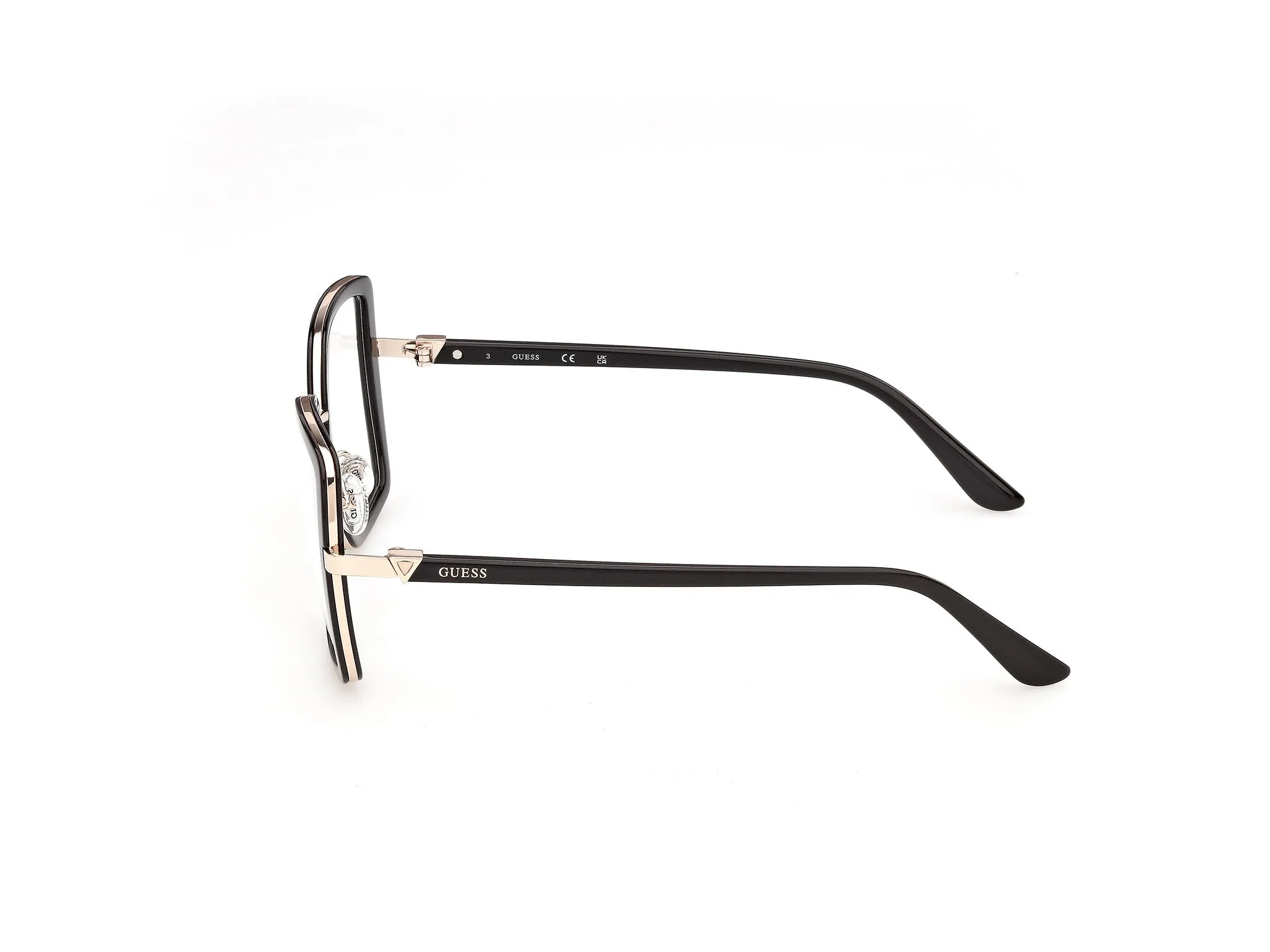 Guess GU50438 1 Montature da vista Iniettato Nero Squadrata Normale - immagine 3