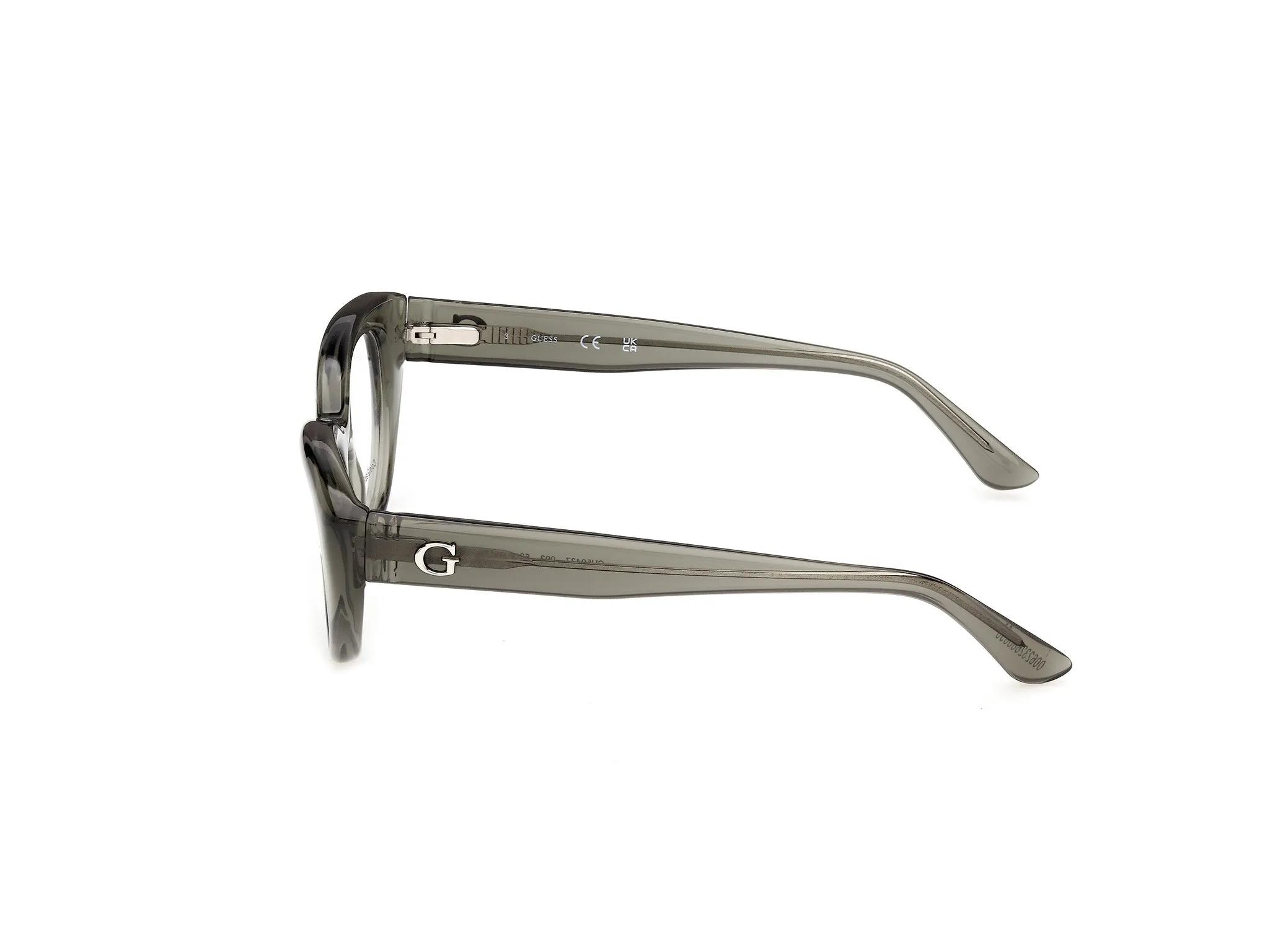Guess GU50437 93 Montature da vista Iniettato Verde Cat Eye Normale - immagine 3