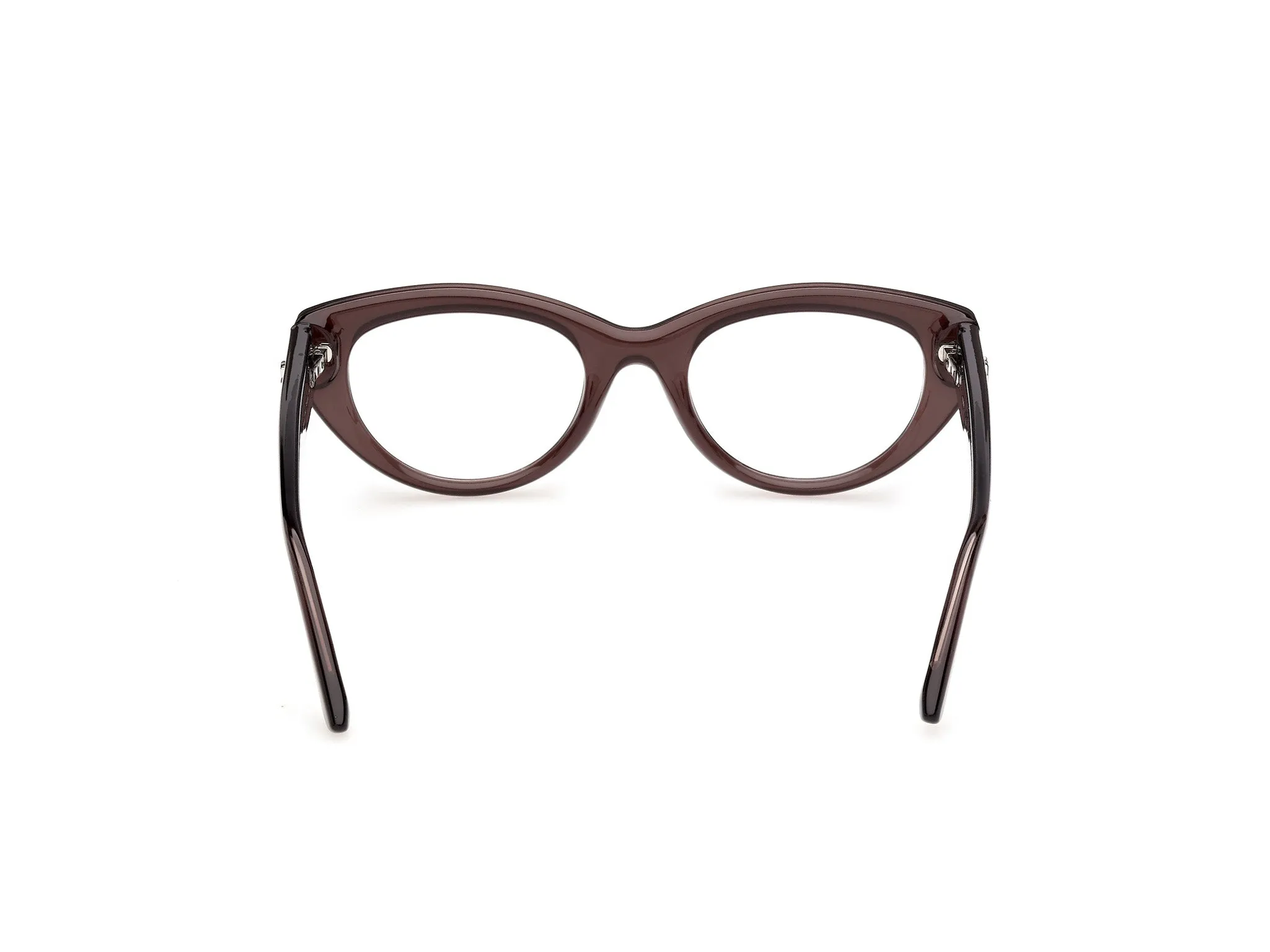 Guess GU50437 48 Montature da vista Iniettato Marrone Cat Eye Normale - immagine 4