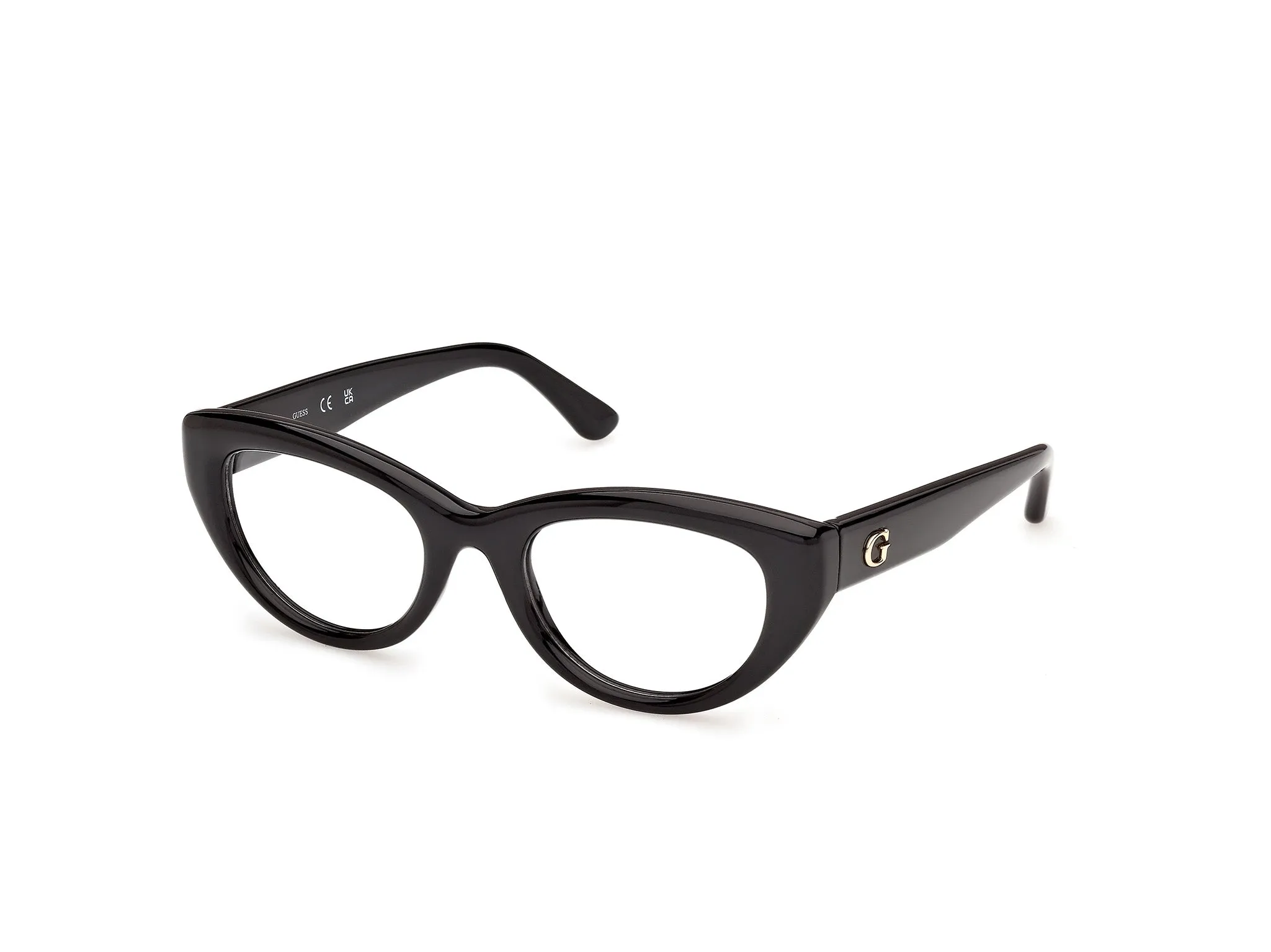 Guess GU50437 1 Montature da vista Iniettato Nero Cat Eye Normale - immagine 1