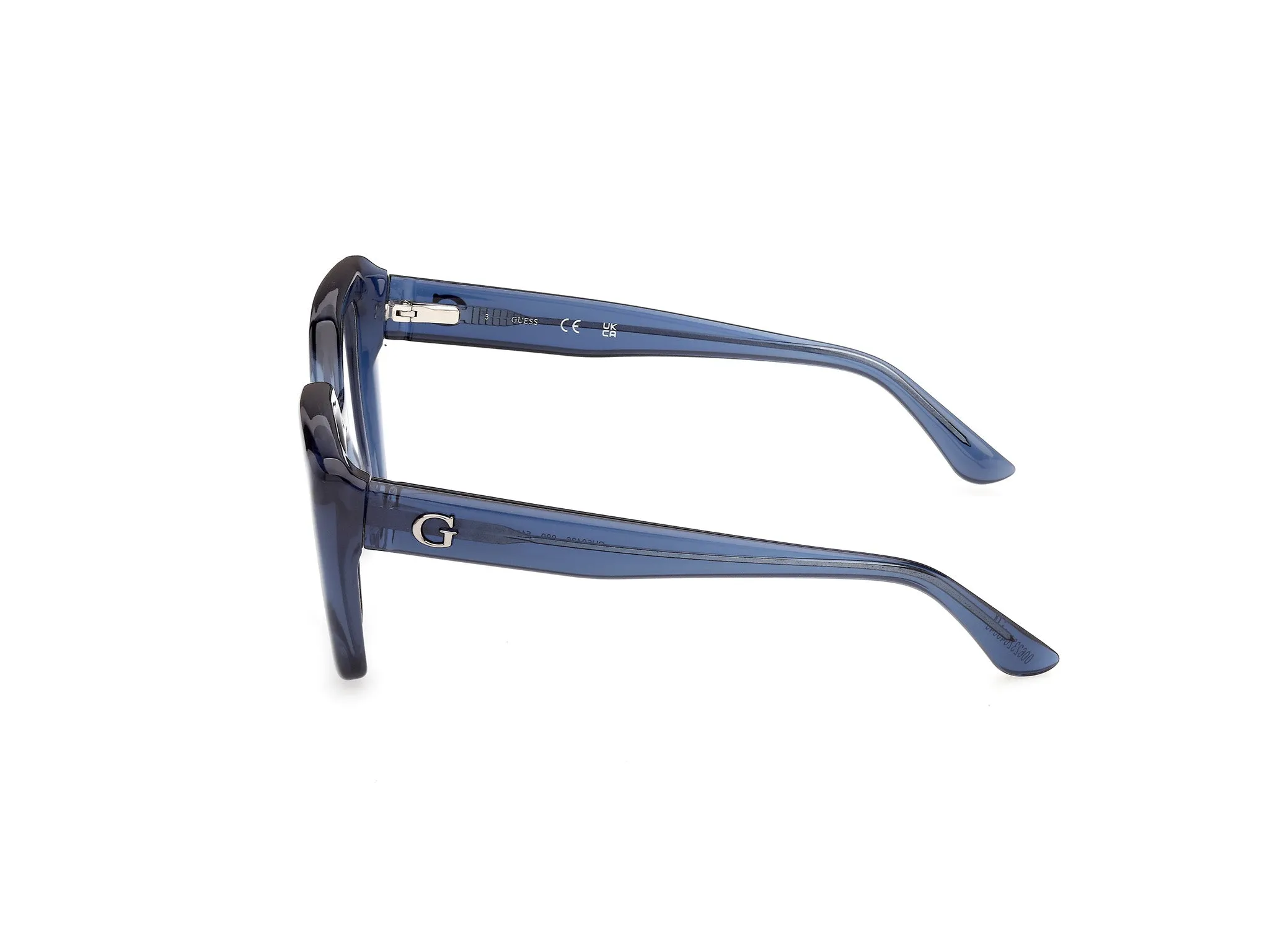 Guess GU50436 90 Montature da vista Iniettato Blu Squadrata Normale - immagine 3
