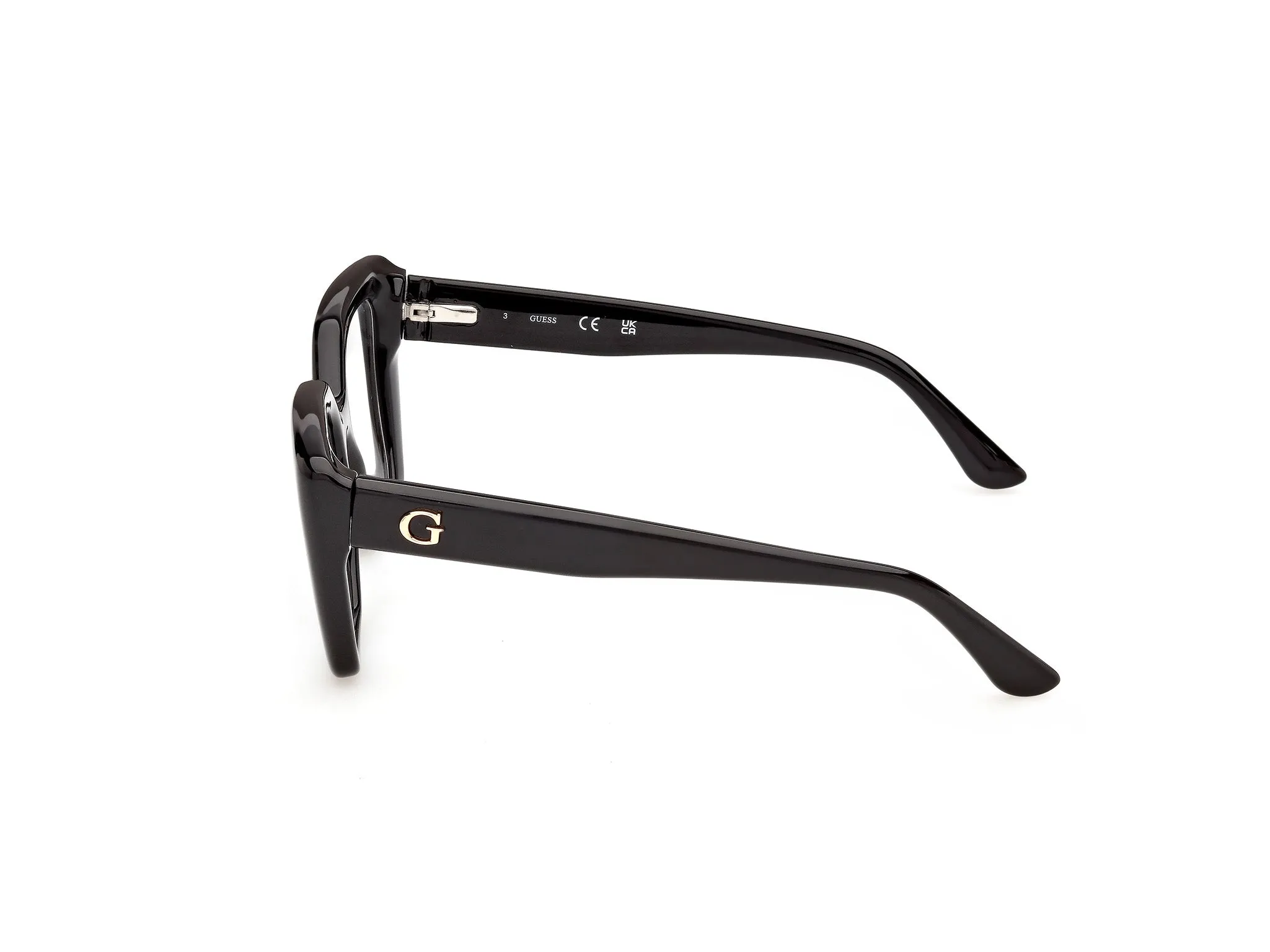 Guess GU50436 1 Montature da vista Iniettato Nero Squadrata Normale - immagine 3