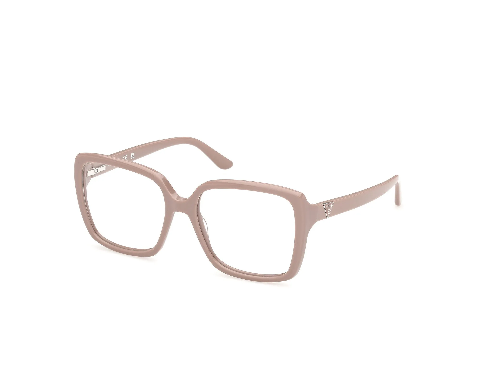 Guess GU50435 57 Montature da vista Acetato Beige Squadrata Normale - immagine 1